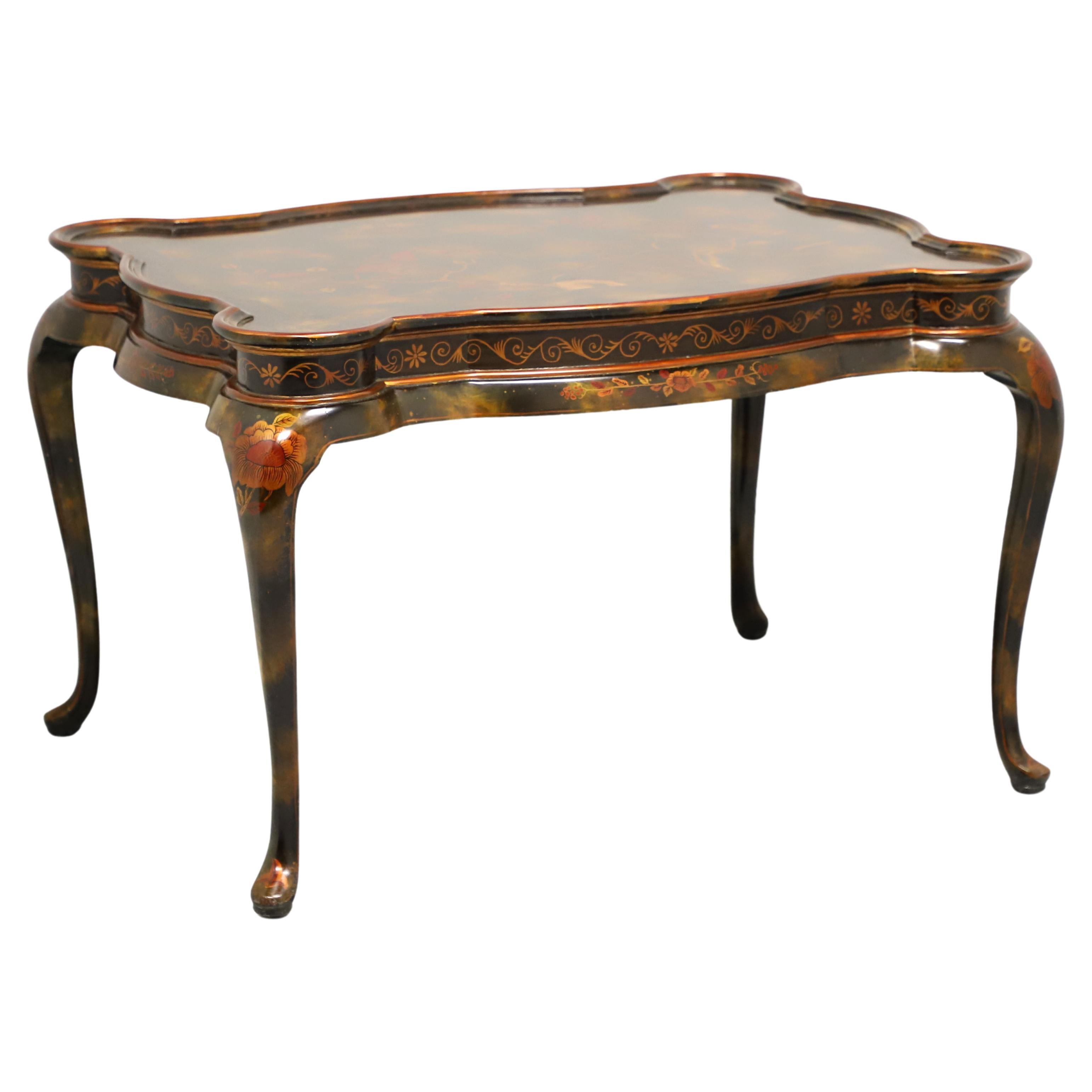 MAITLAND SMITH Chinoiserie Painted Coffee Cocktail Table
