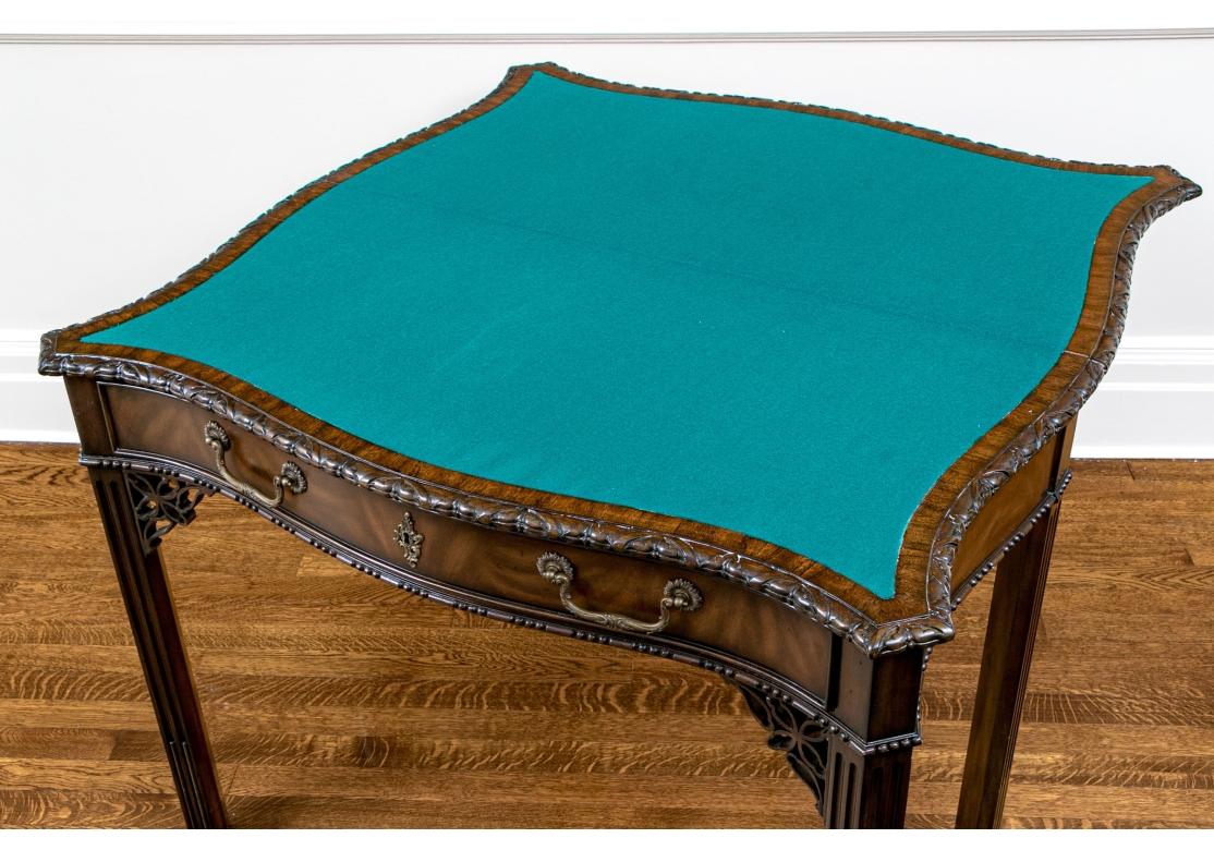Maitland-Smith Chippendale Style Games Table For Sale 6