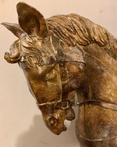 Maitland Smith Civil War Sculpture, General on Horse, Complete Three-Drawer Box