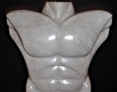 Maitland Smith, männliche Torso-Marmor-Skulptur, um 1980
