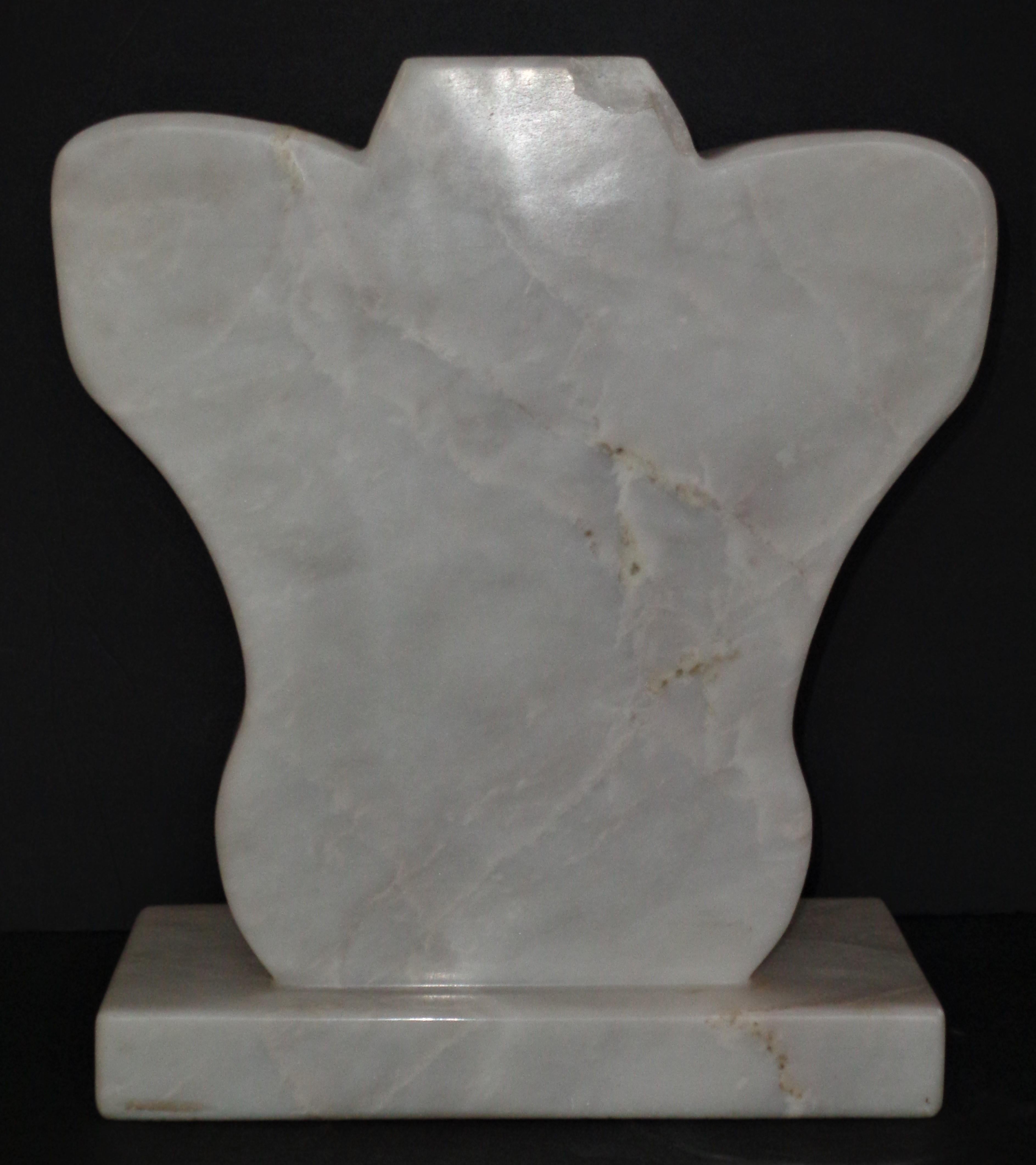 Maitland Smith Male Torso Marble Sculpture, Circa 1980 3