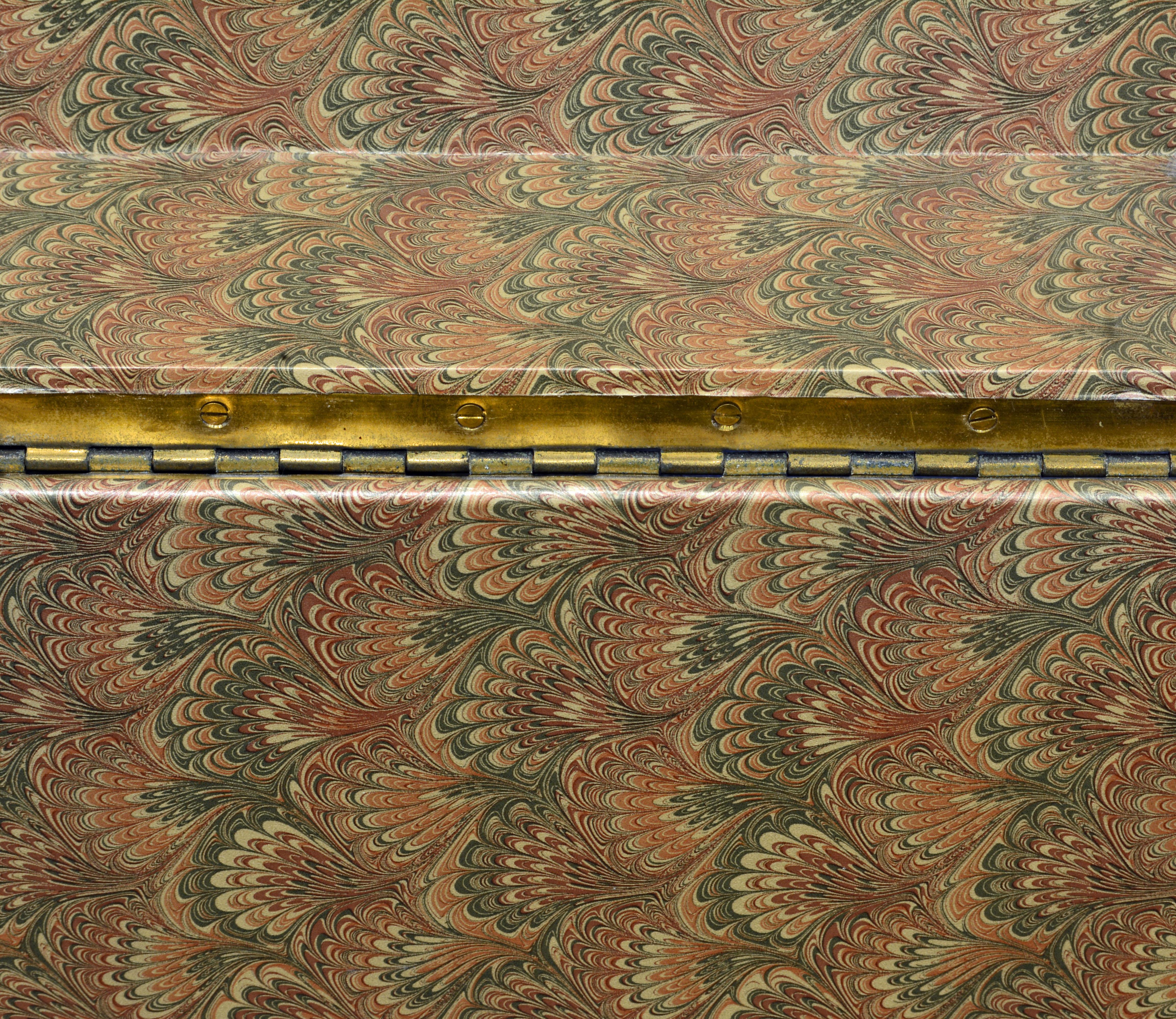 Maitland Smith Colonial Campaign Style Leather Trunk or Coffee Table In Good Condition In Ft. Lauderdale, FL