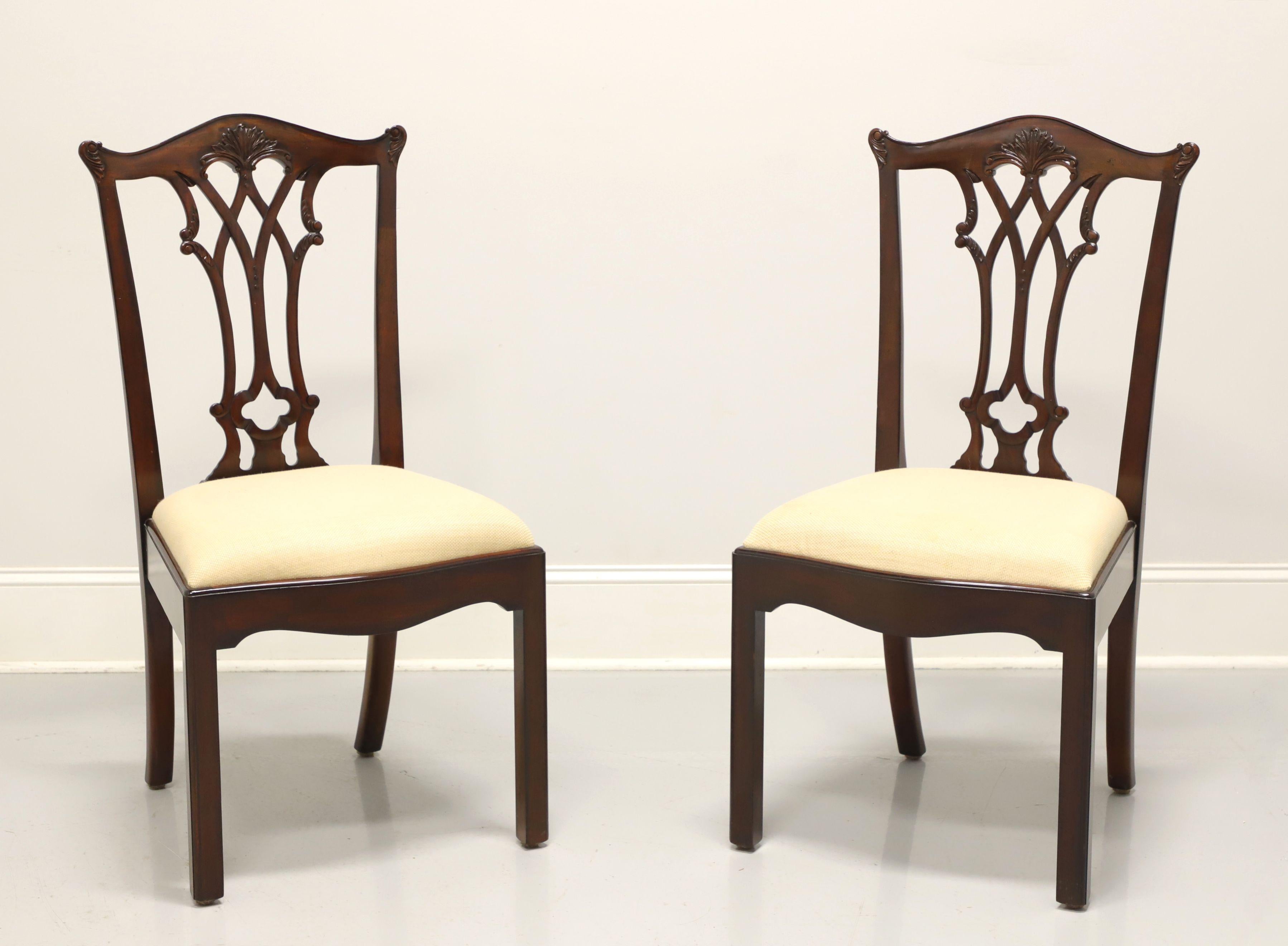MAITLAND SMITH Connecticut Regency Mahogany Dining Side Chairs - Pair A 3