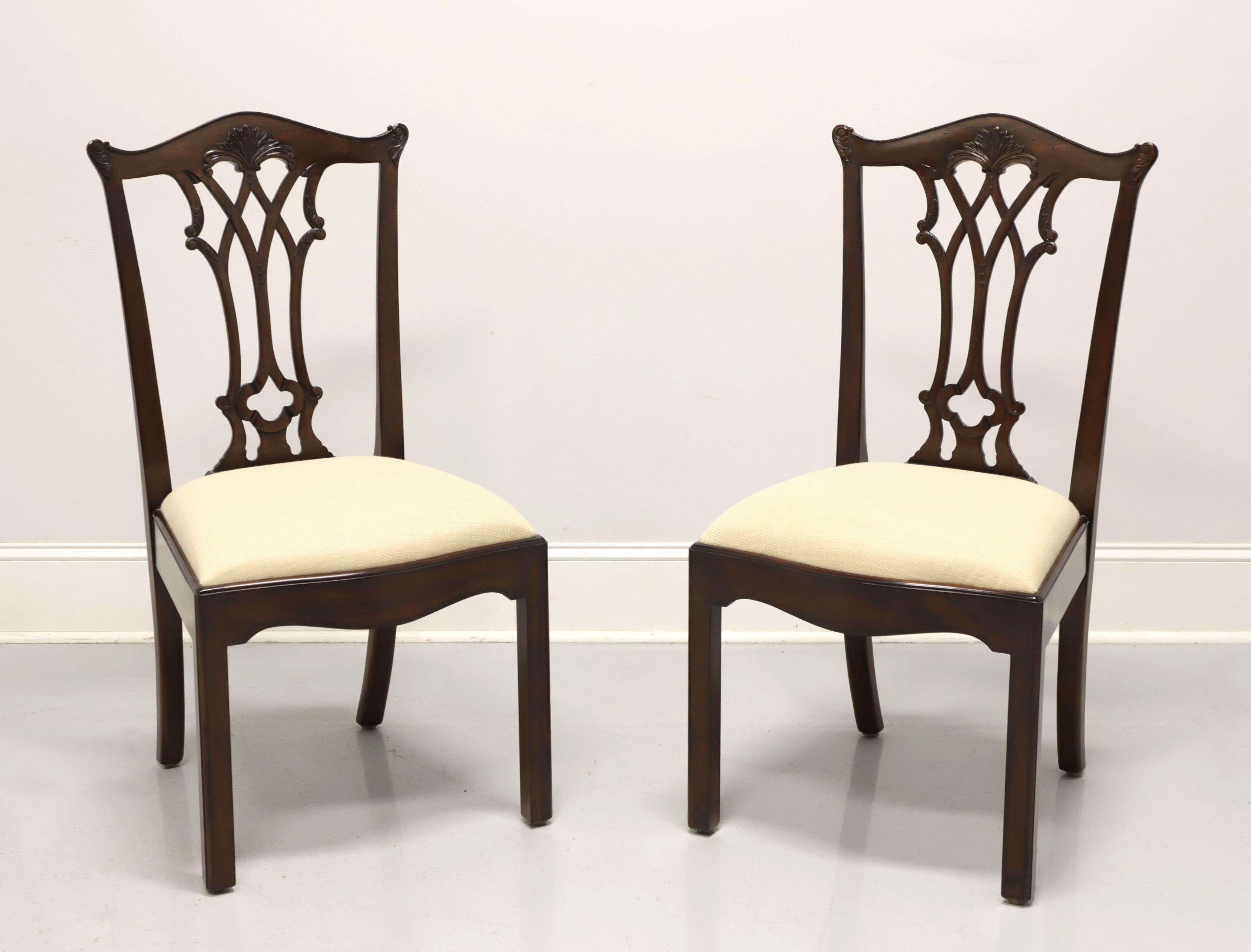 MAITLAND SMITH Connecticut Regency Mahogany Dining Side Chairs - Pair B 3