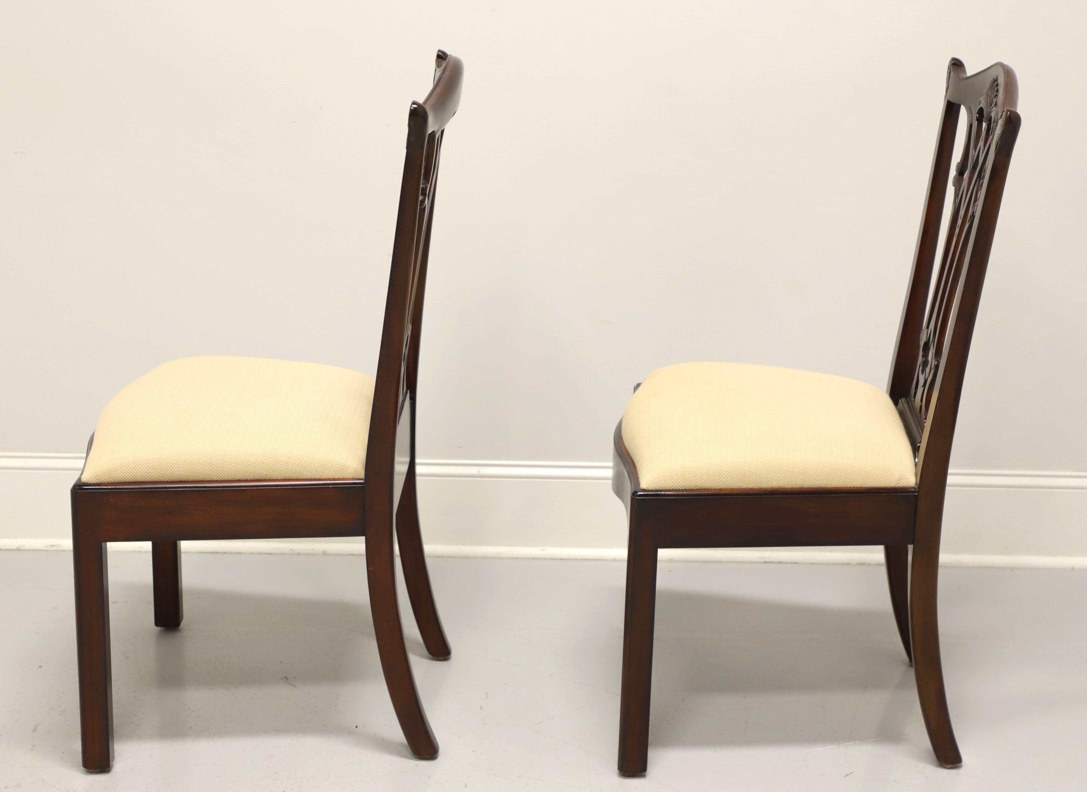 20th Century MAITLAND SMITH Connecticut Regency Mahogany Dining Side Chairs - Pair B
