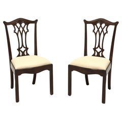 MAITLAND SMITH Connecticut Regency Mahogany Dining Side Chairs - Pair B