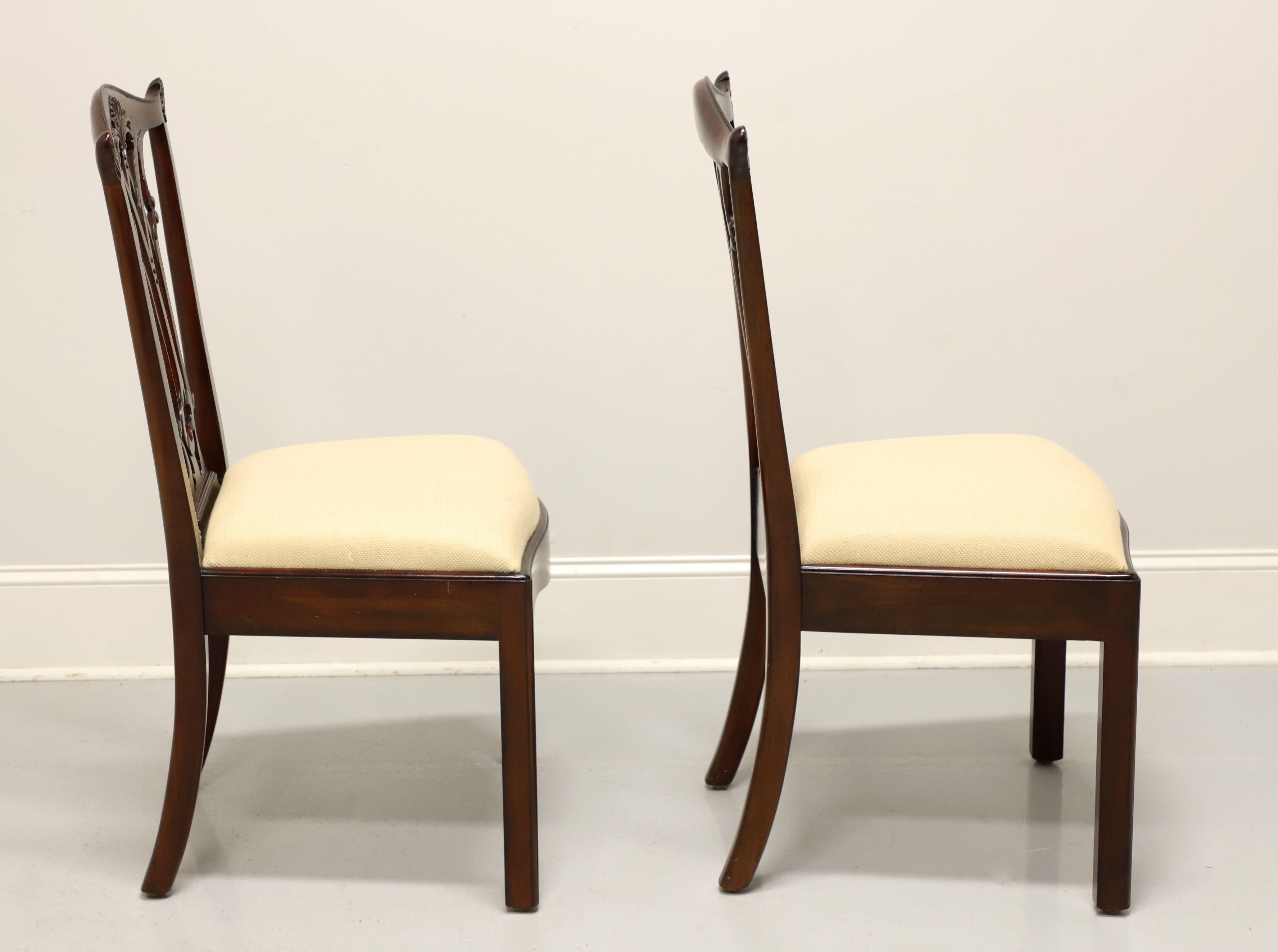 Philippine MAITLAND SMITH Connecticut Regency Mahogany Dining Side Chairs - Pair C