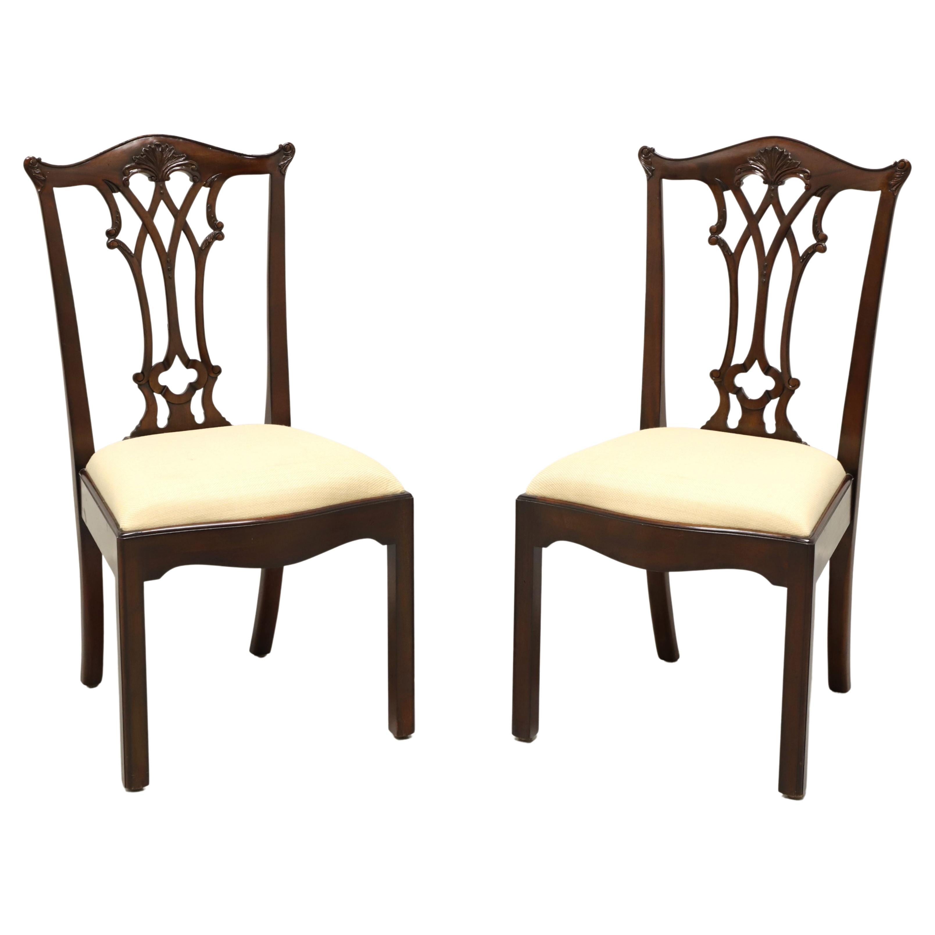 MAITLAND SMITH Connecticut Regency Mahogany Dining Side Chairs - Pair C