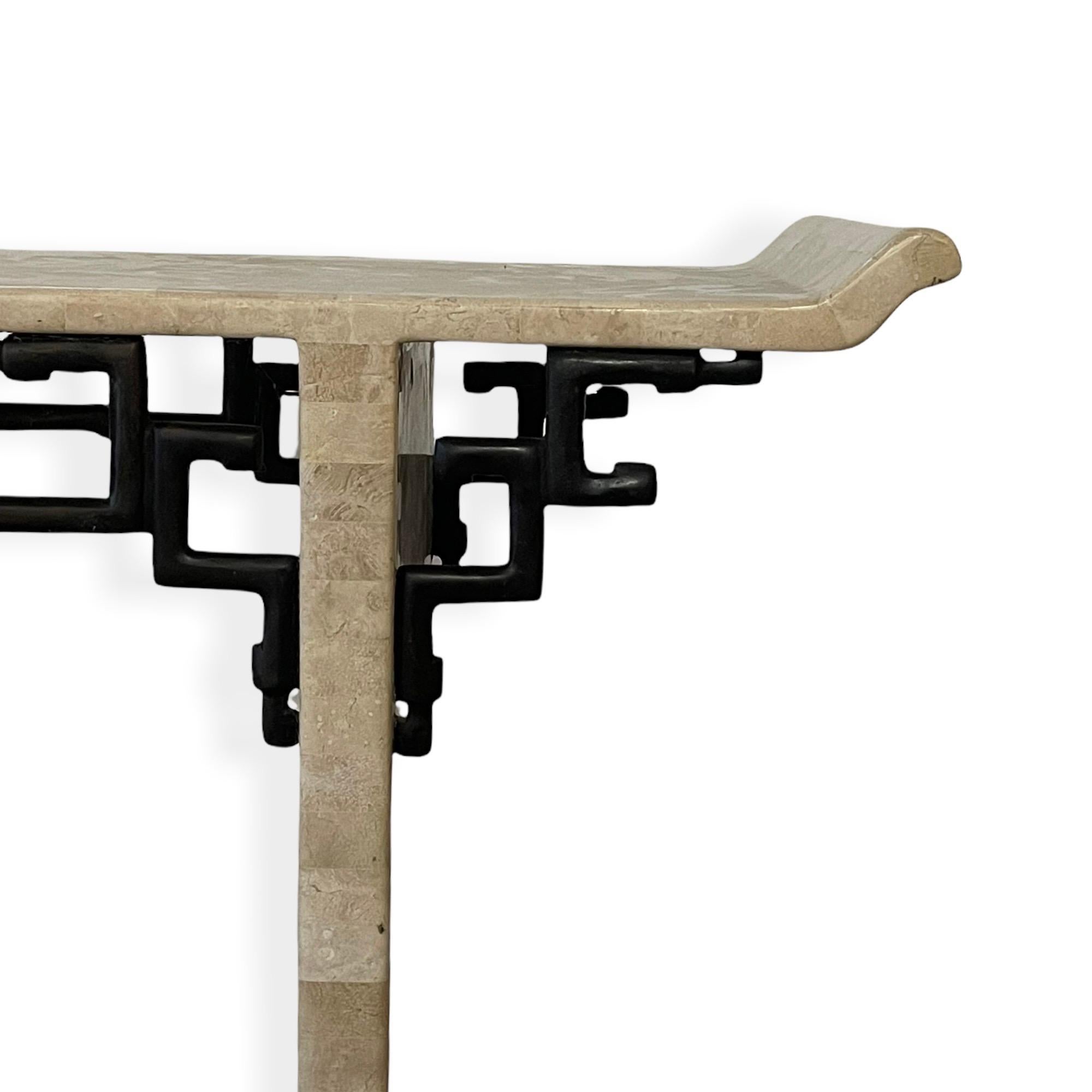 American Maitland Smith Console Table circa 1970s