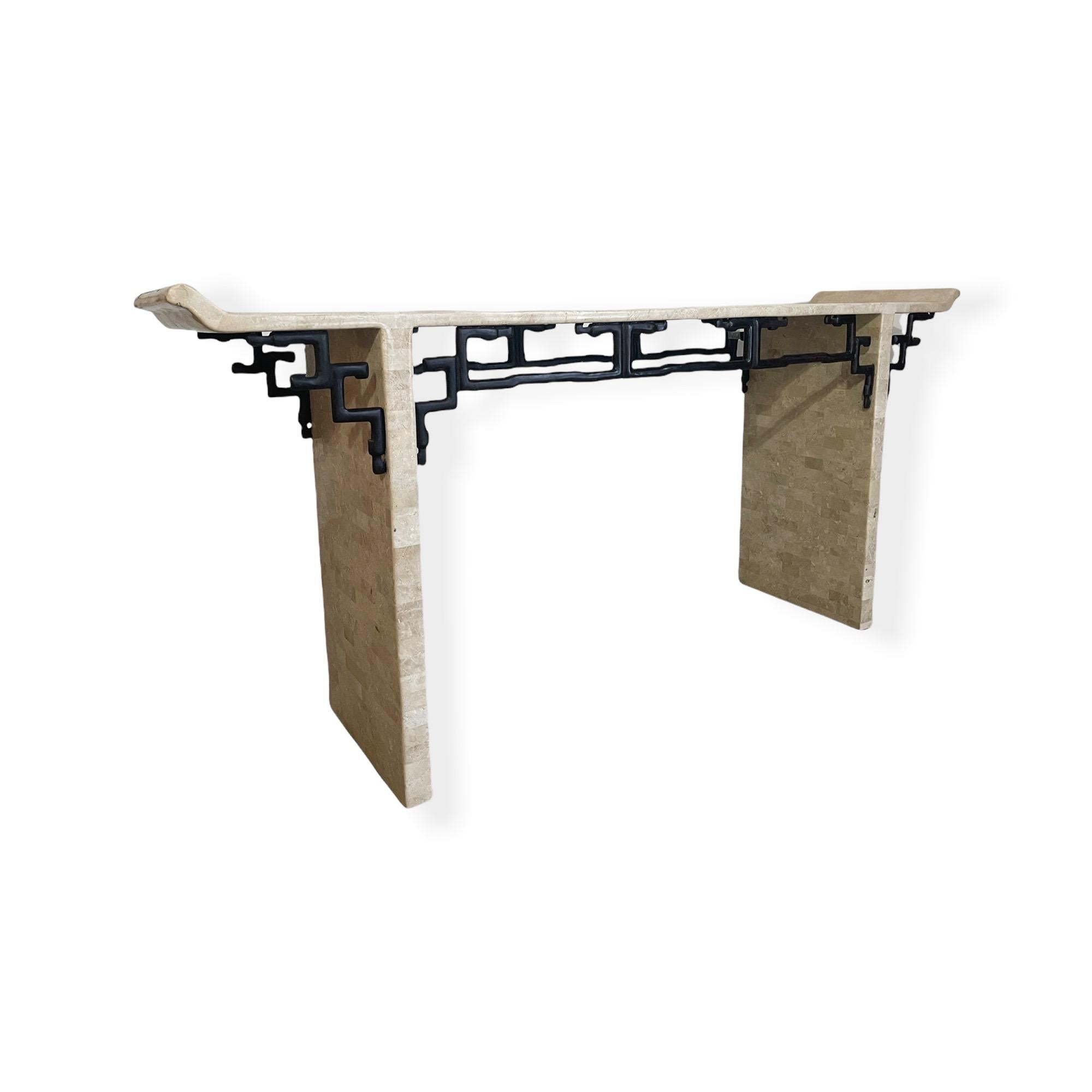 Maitland Smith Console Table circa 1970s 2
