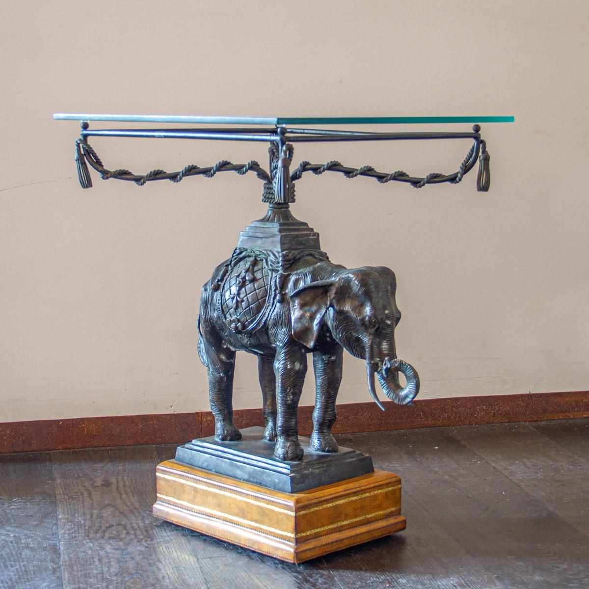 maitland smith elephant table