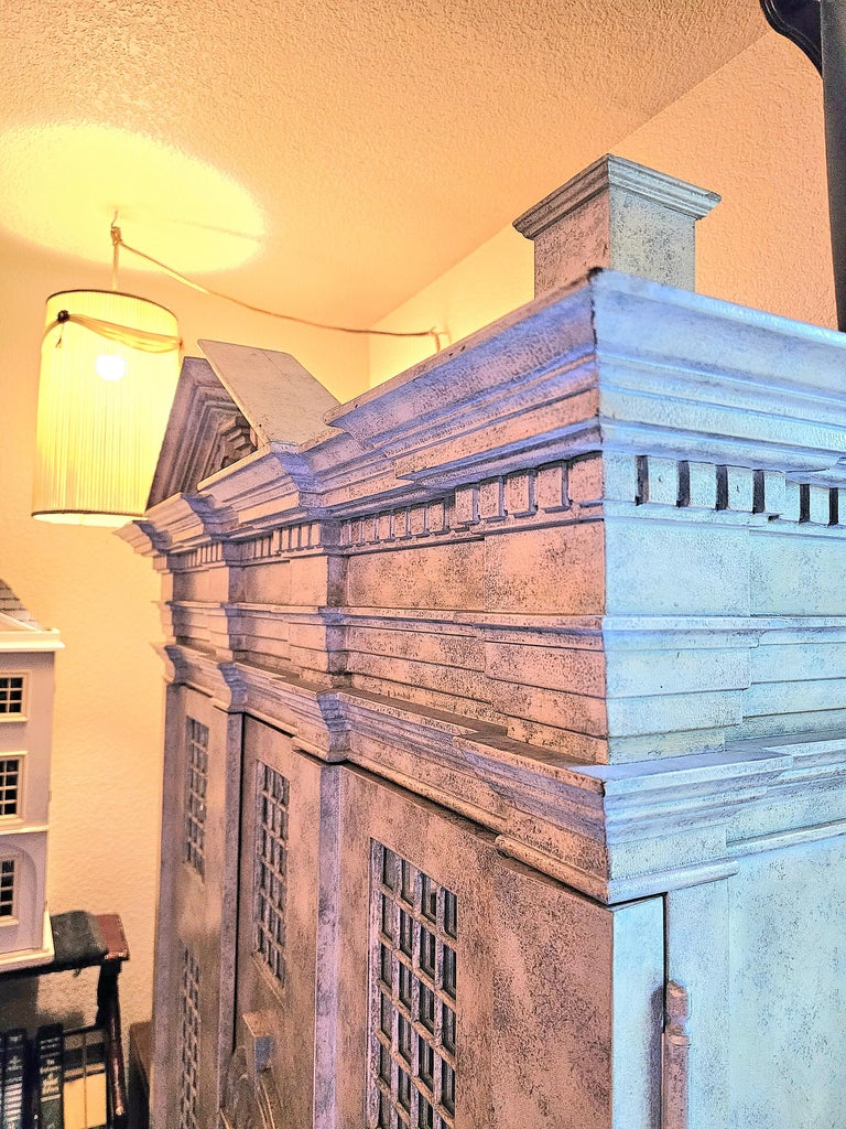 maitland smith dollhouse entertainment/ bar cabinet For Sale at