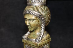 Maitland Smith Egyptian Revival Style Faux Tortoise Shell Painted Console Table