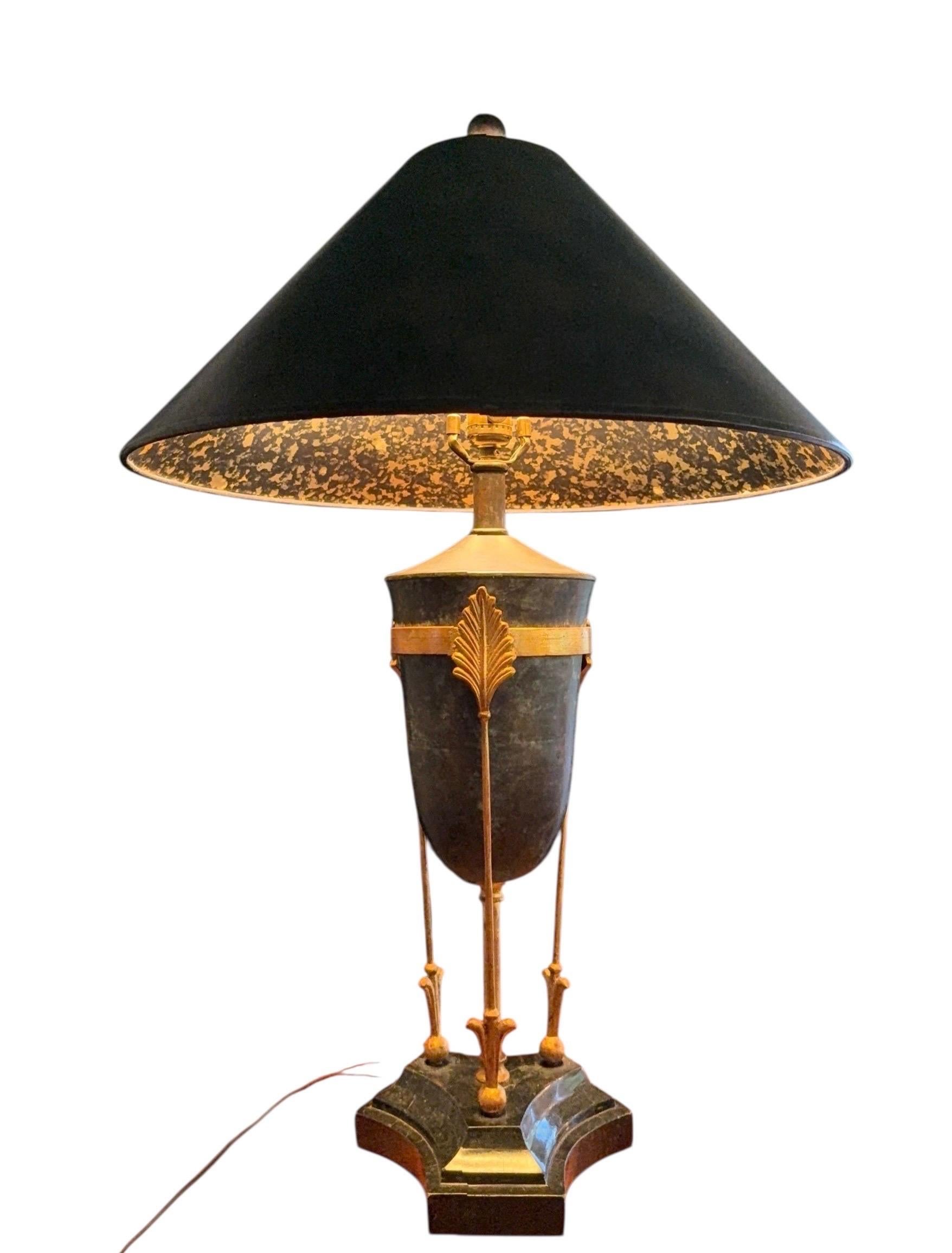 Maitland Smith Empire Revival Style Table Lamp Circa 1980 For Sale 3