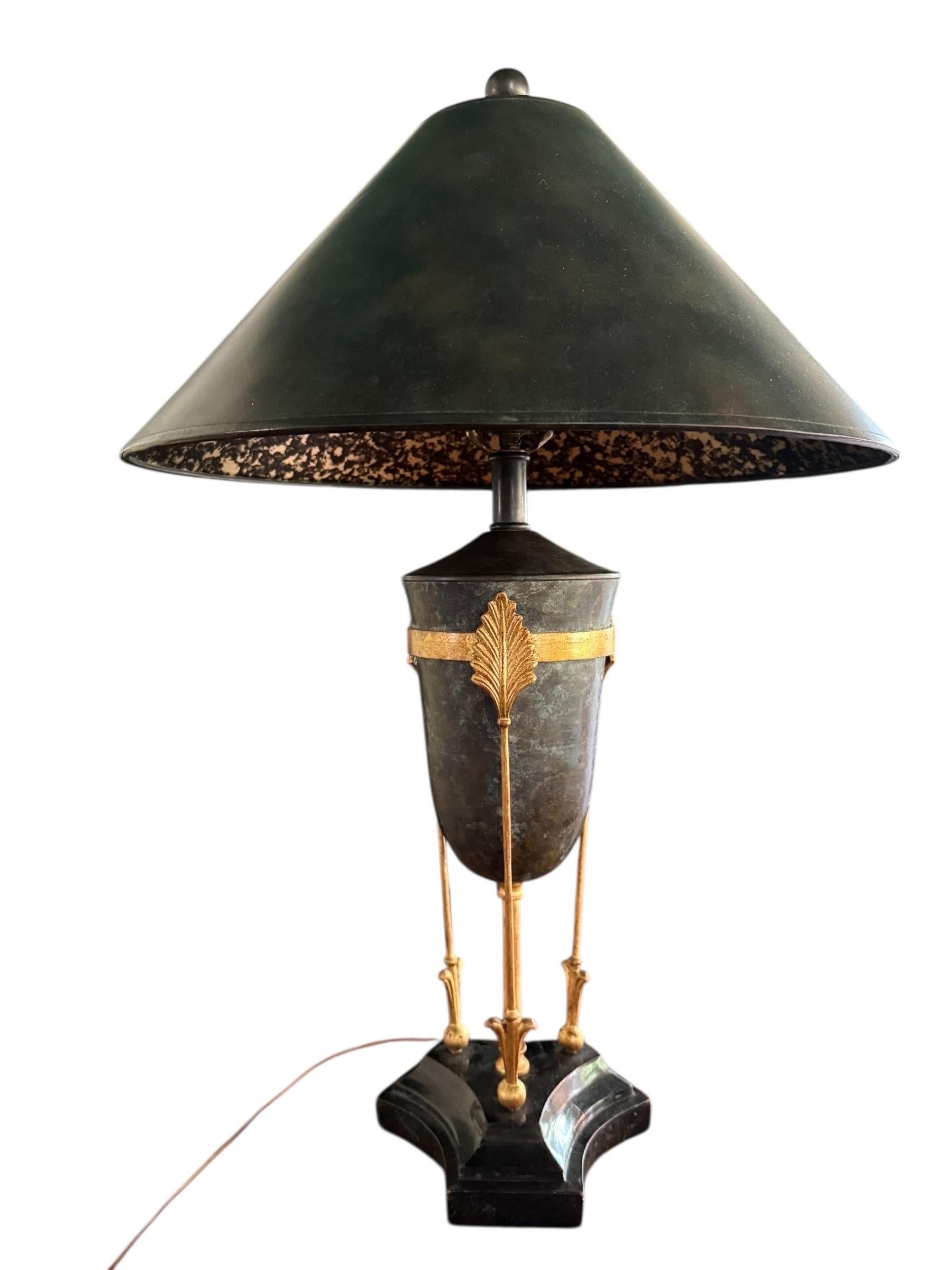 Maitland Smith Empire Revival Style Table Lamp Circa 1980 For Sale 4