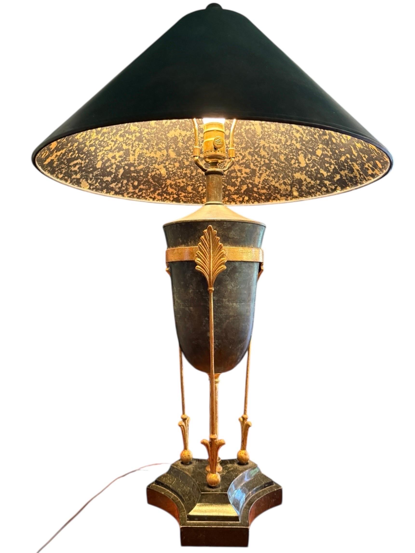 Maitland Smith Empire Revival Style Table Lamp Circa 1980 For Sale 1