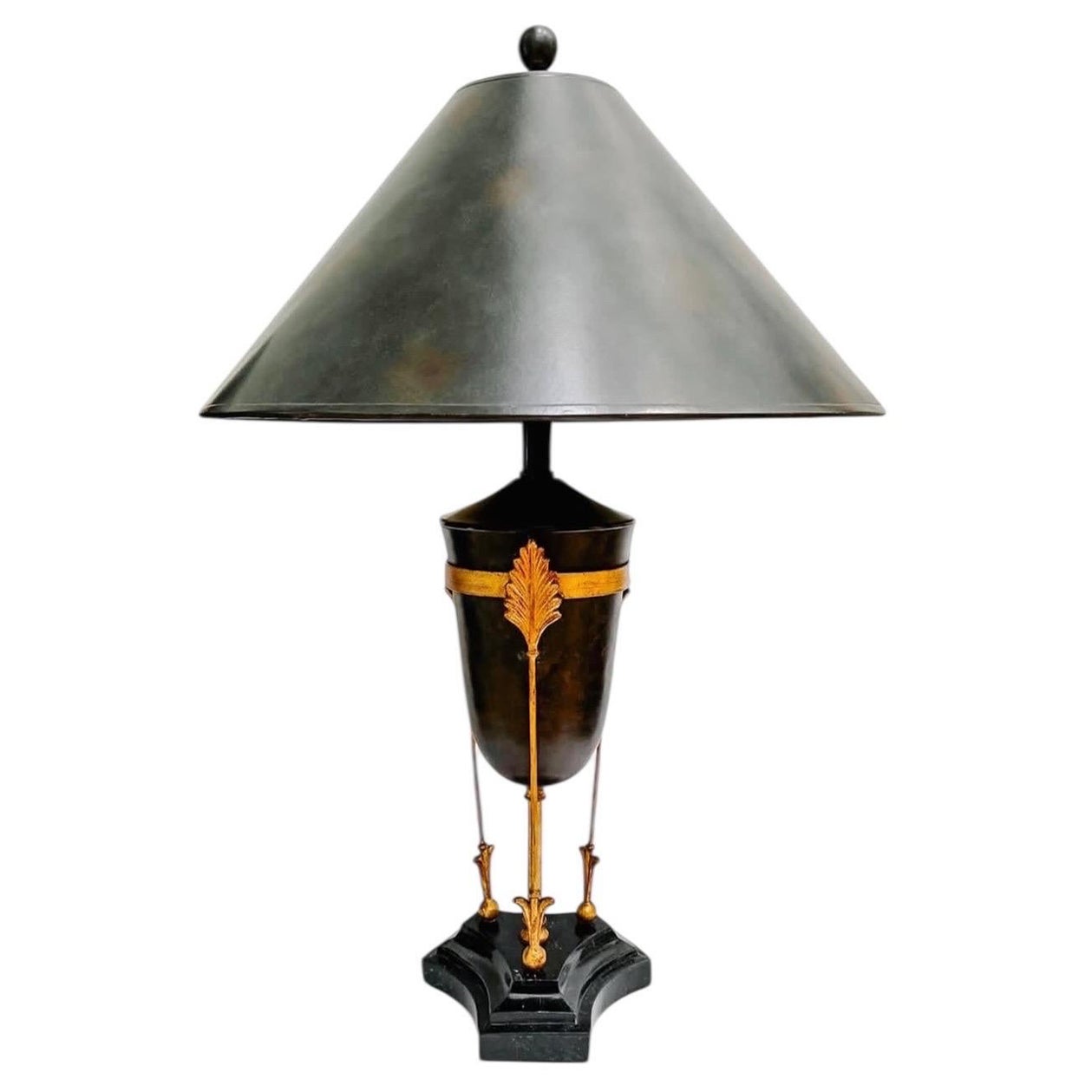 Maitland Smith Empire Revival Style Table Lamp Circa 1980 For Sale