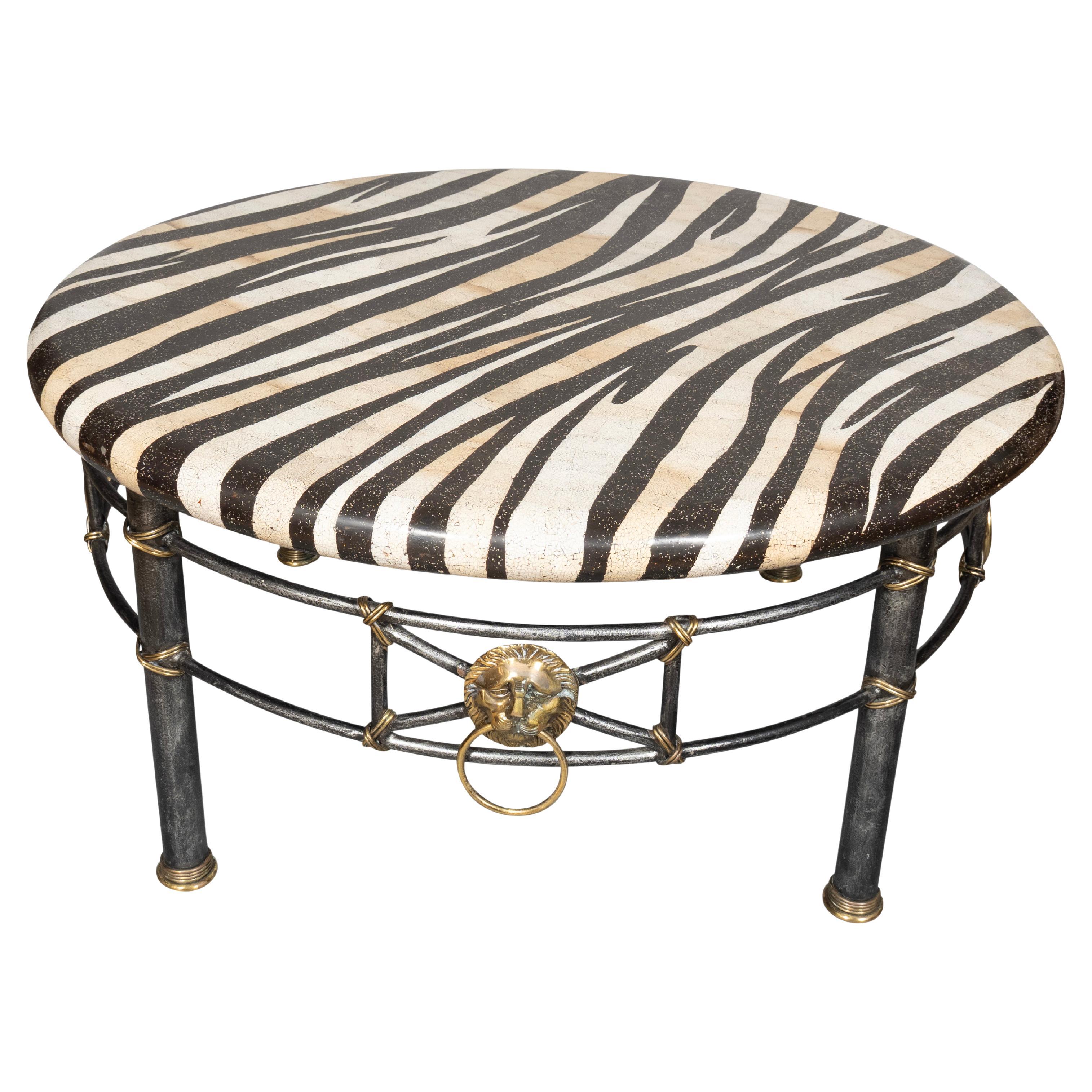 Maitland Smith Faux Eggshell Coffee Table