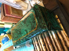 Maitland Smith Faux Malachite Box