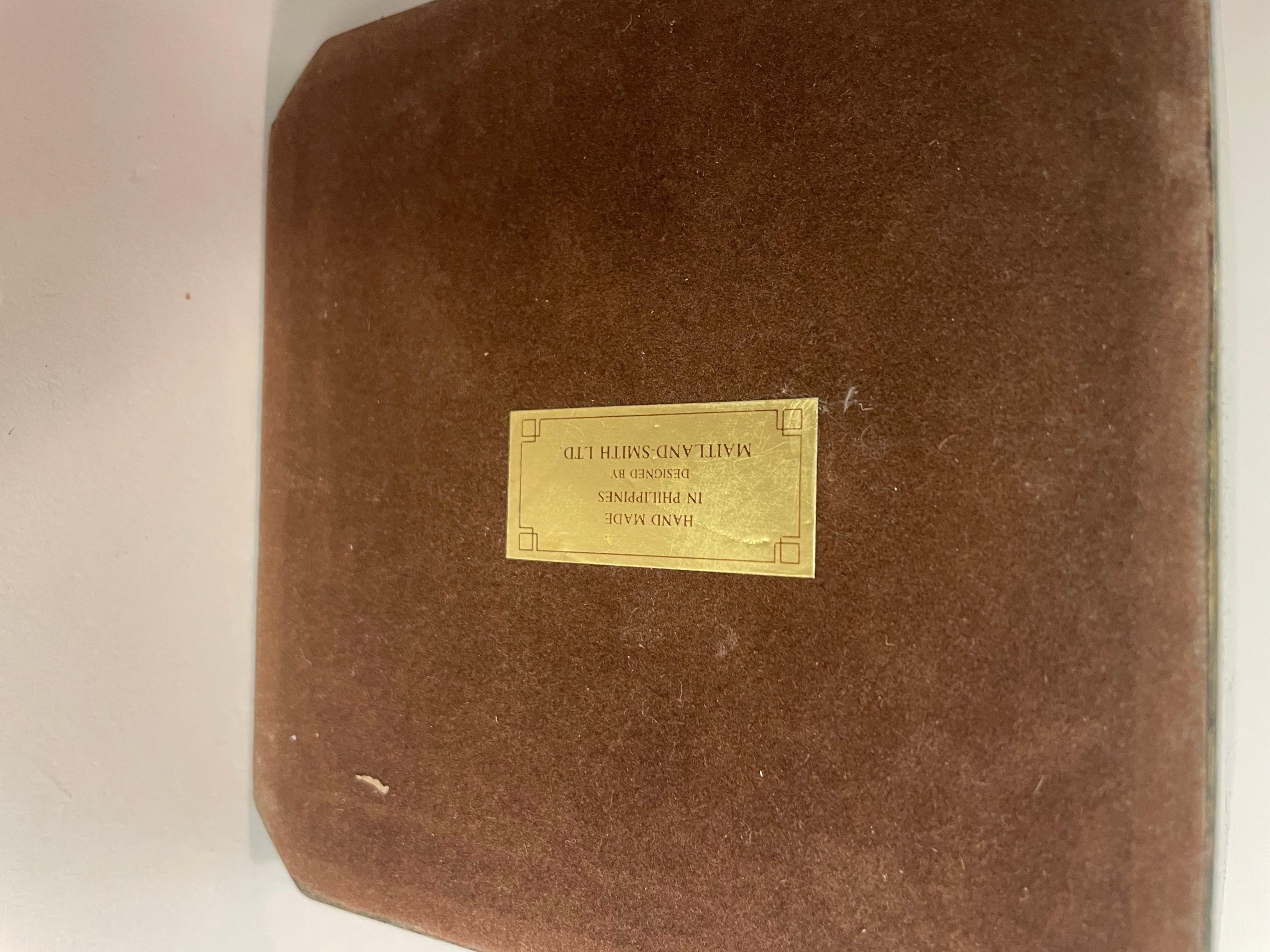 Caja de malaquita de imitación Maitland Smith en Bueno estado para la venta en Winnetka, IL