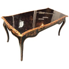 Maitland-Smith Faux Tortoise Shell Desk with Secret Compartment