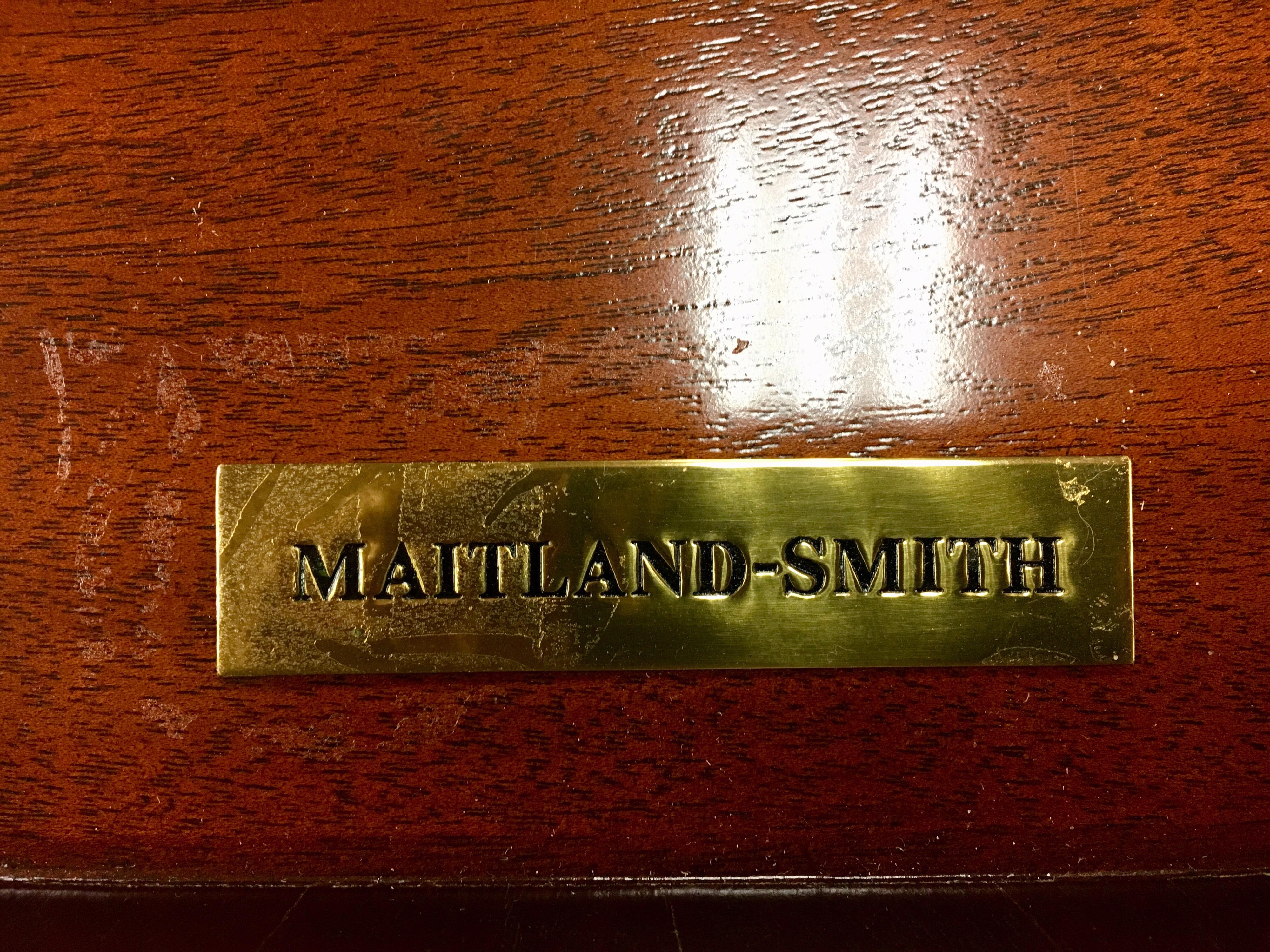 Maitland Smith Flame Mahogany Buffet Server Sideboard Credenza Cabinet 2