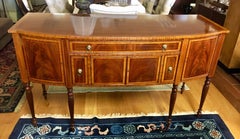 Maitland Smith Flame Mahogany Buffet Server Sideboard Credenza Cabinet