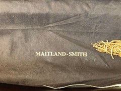 Maitland Smith Flame Mahogany Curved Front Sideboard Credenza Buffet Server