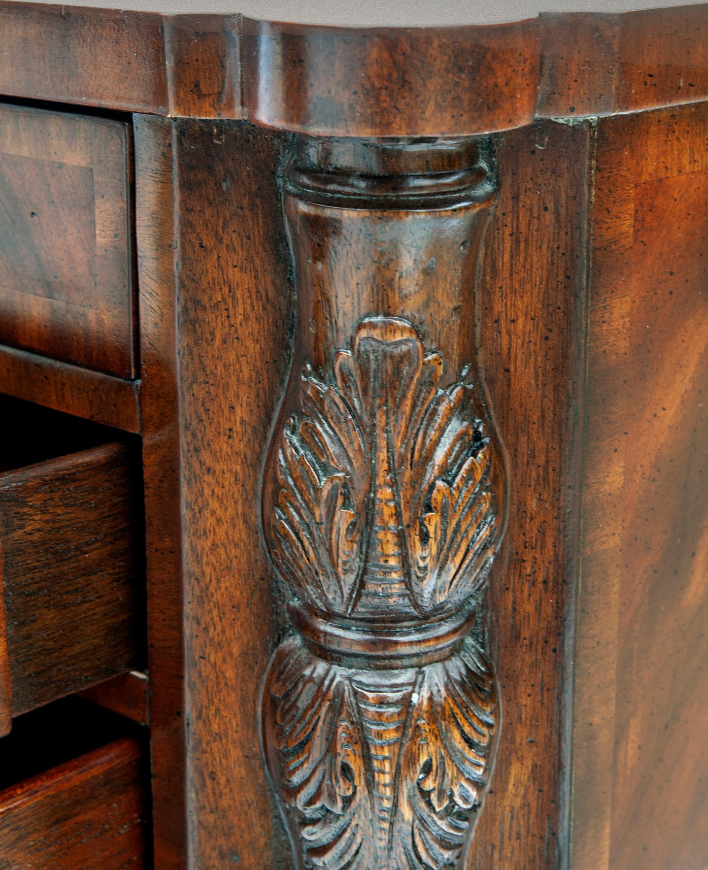 Maitland Smith Flame Mahogany End Tables, a pair 2