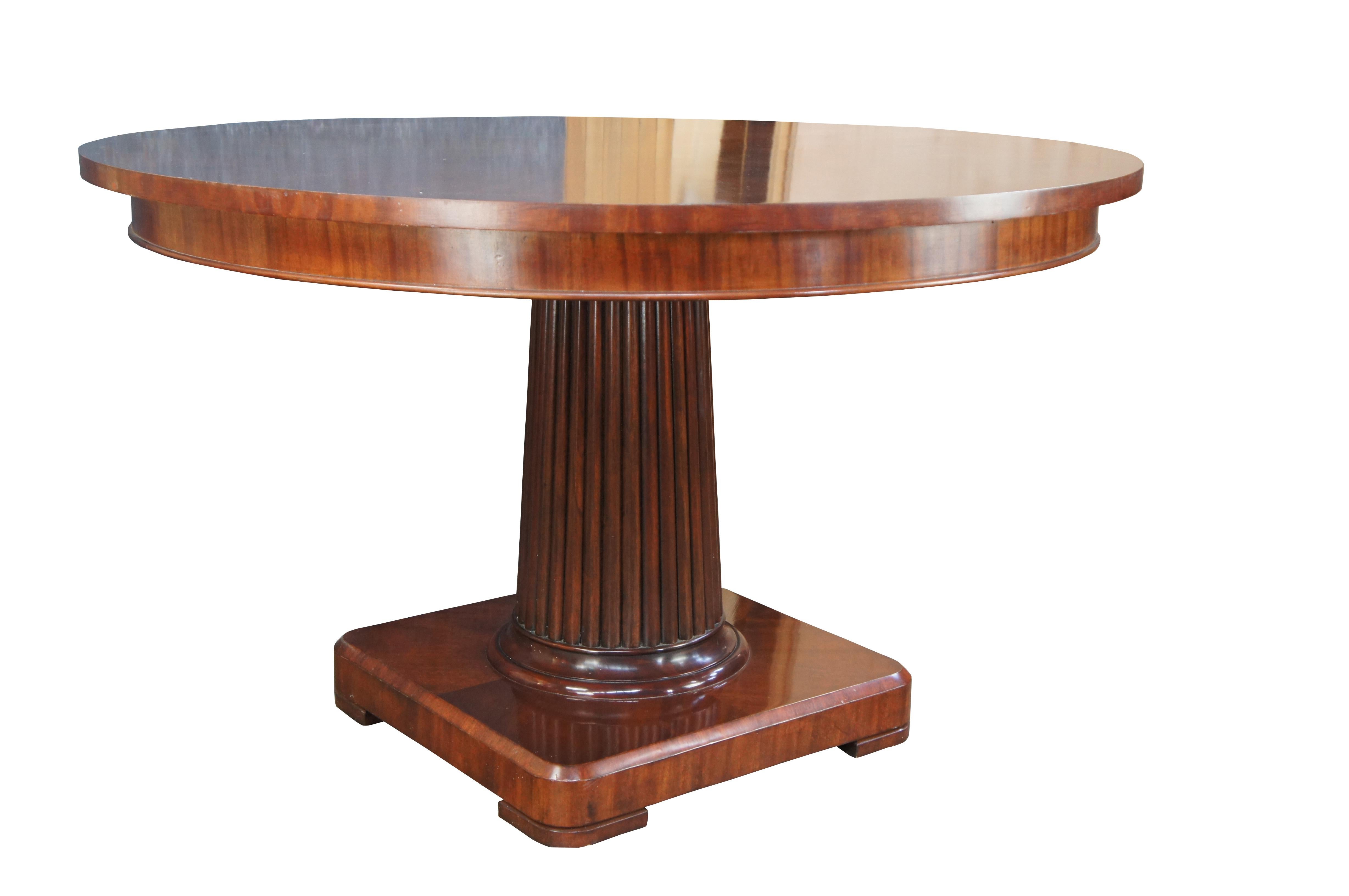 maitland smith round dining table