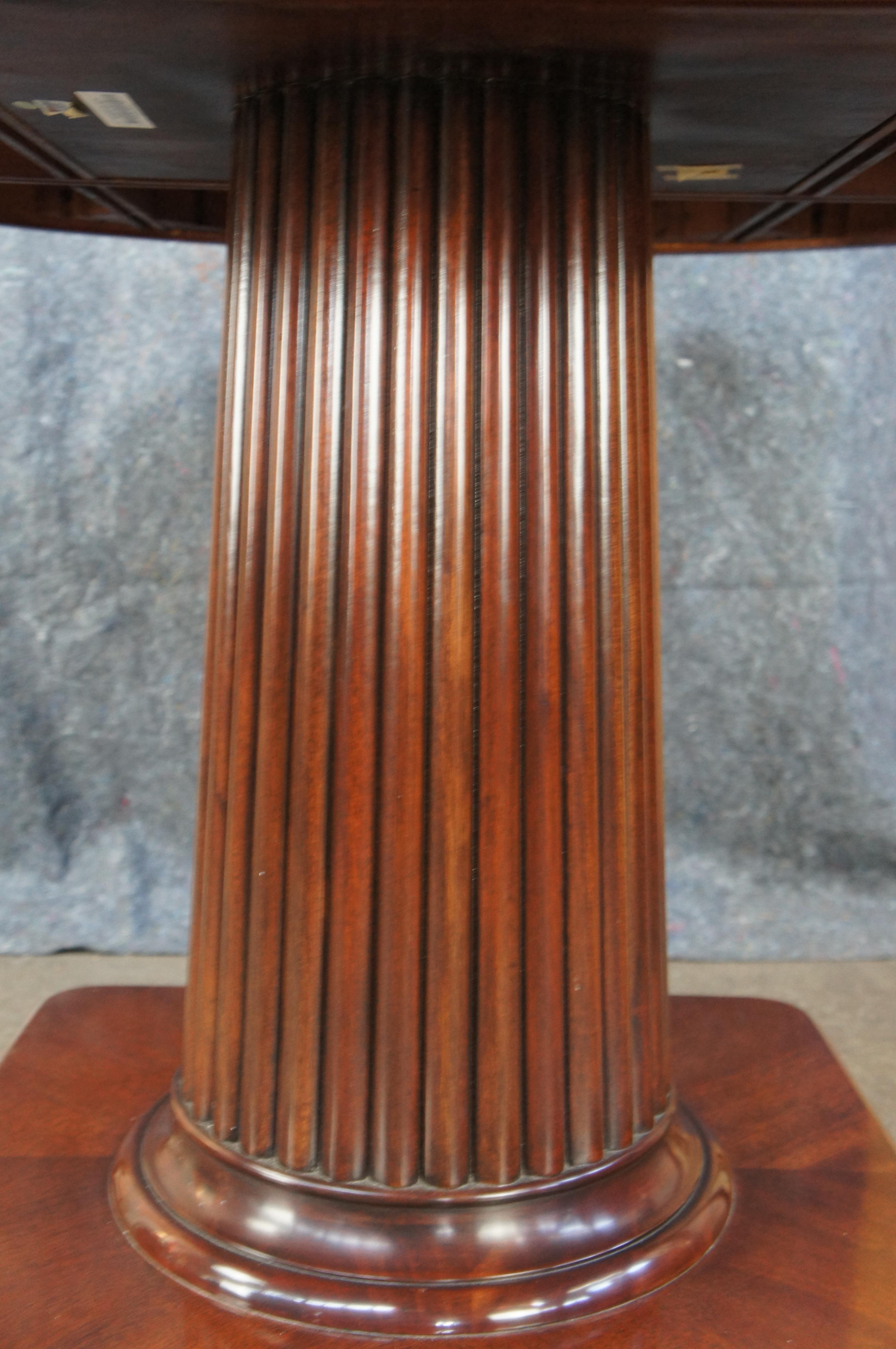 Maitland Smith for Ralph Lauren Mahogany Mayfair Round Dining Center Table 50