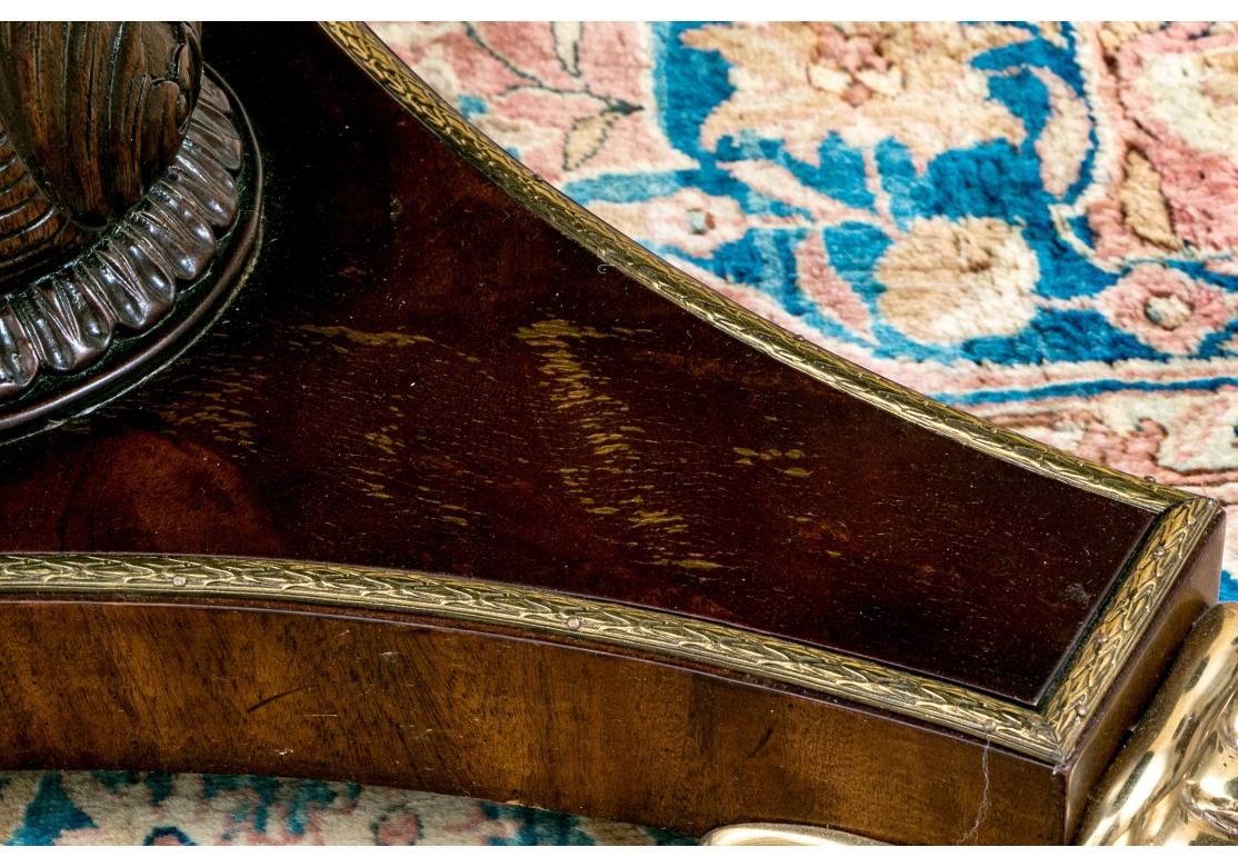Laiton Table à tambour Empire français Maitland-Smith en vente