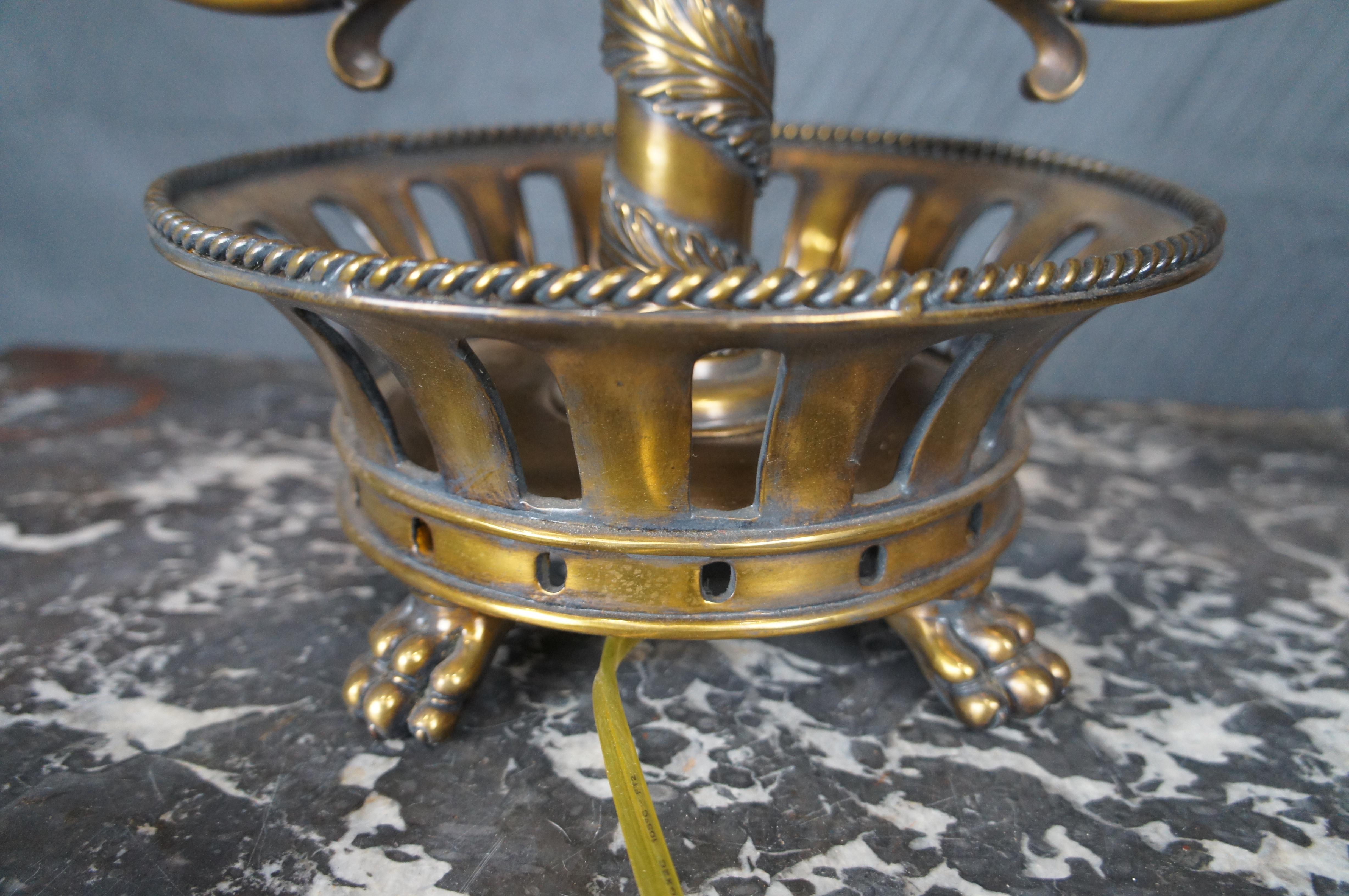 Maitland Smith Lampe de table à bougie Phoenix Figural Empire français en vente 2
