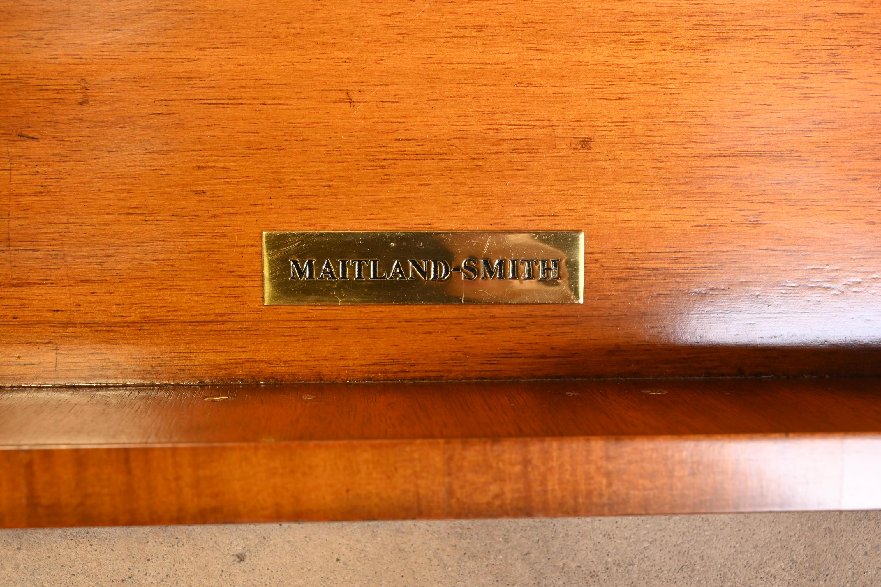 Maitland-Smith French Louis XV Banded Satinwood Dresser 6