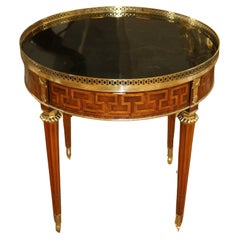 Maitland Smith French Style Inlaid Mounted Marble Top Center Table