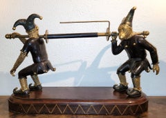 Maitland Smith Gilt Bronze Monkey Paper Towel Holder