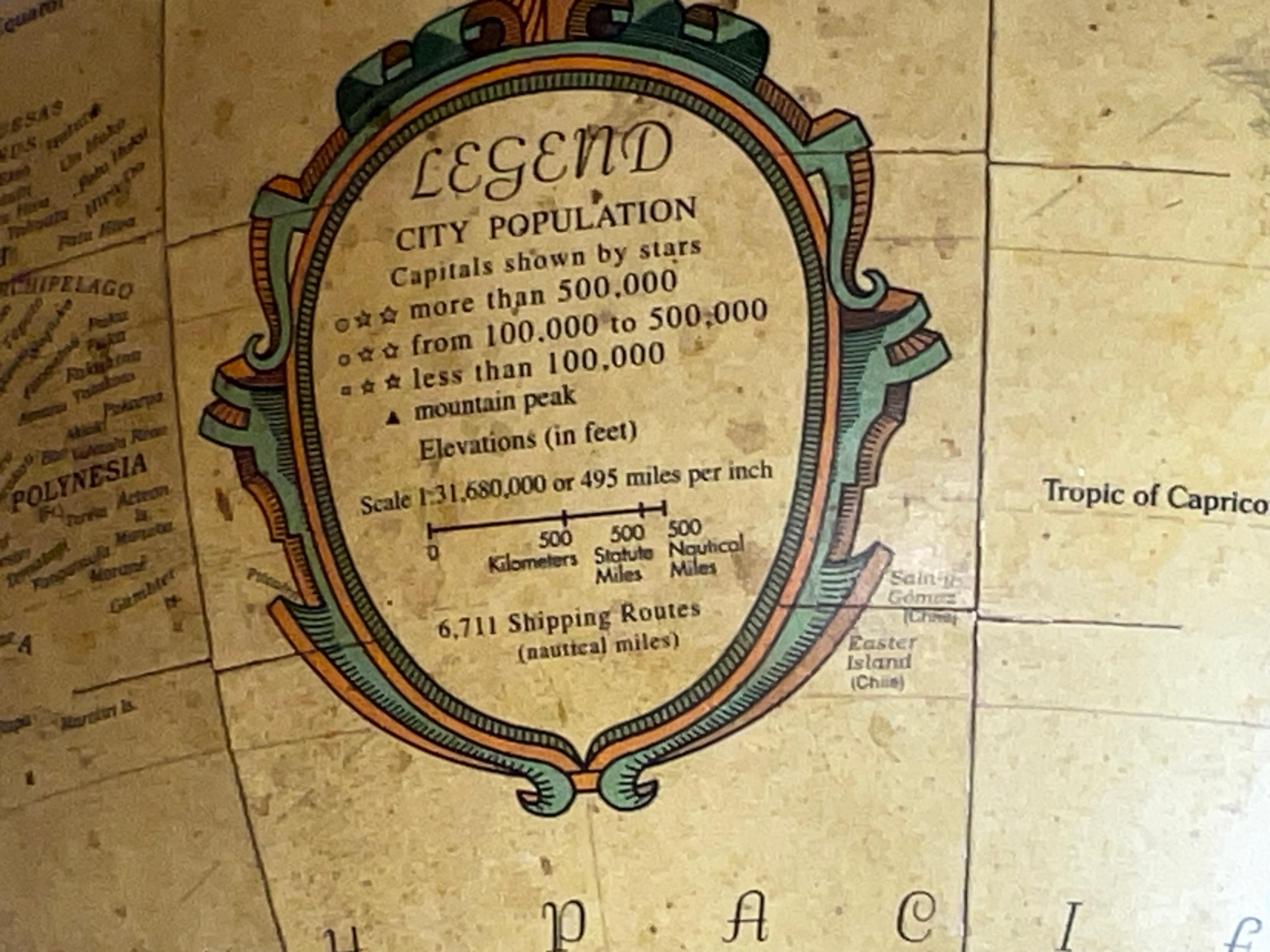 Globe terrestre de Maitland Smith sur Stand en vente 5