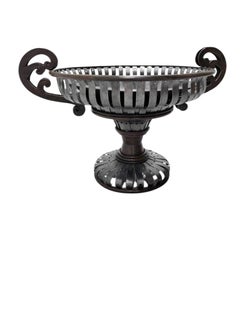 Maitland-Smith Grand Metal Centerpiece Bowl, Late 20th Century