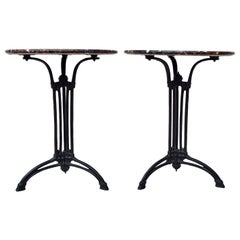 French Bistro Gueridon End Table
