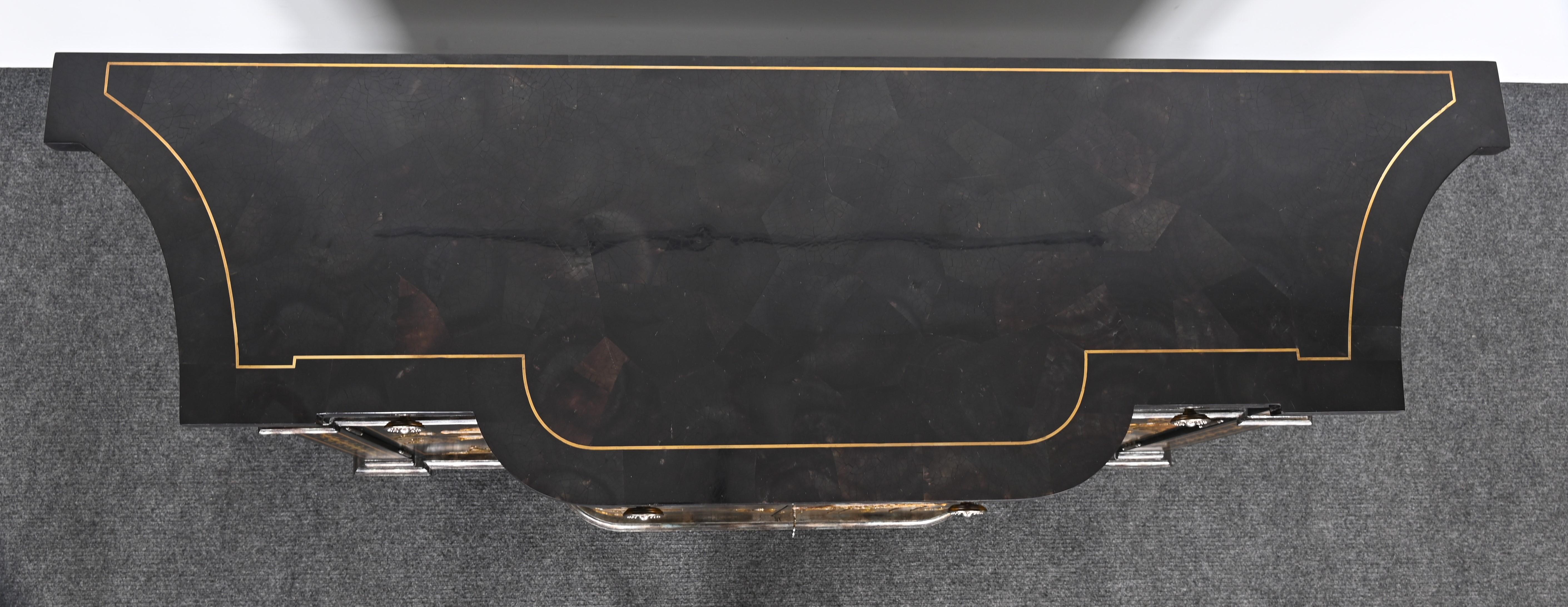 Maitland Smith Hand Painted Chinoiserie Commode or Credenza, 1990s 13
