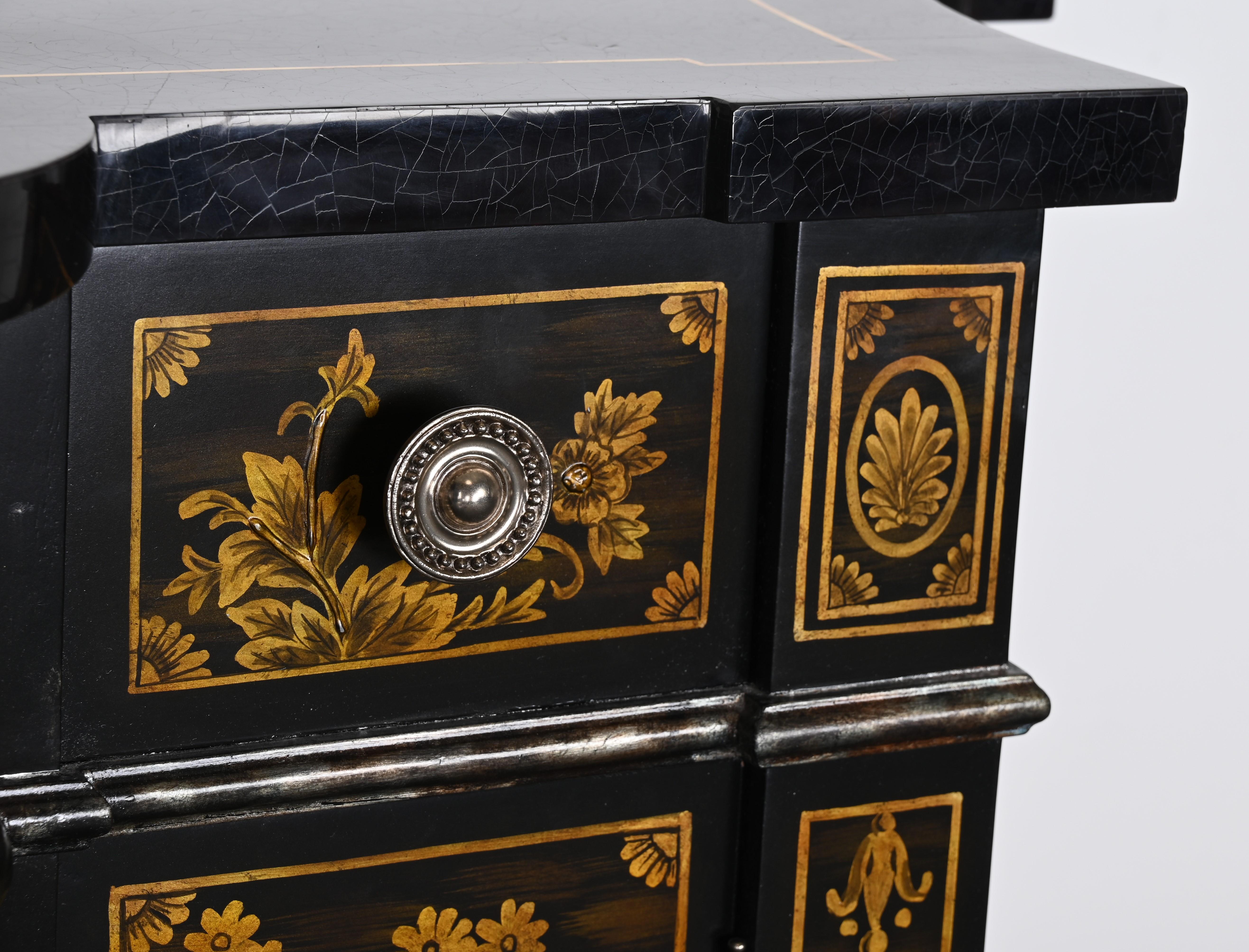 Maitland Smith Hand Painted Chinoiserie Commode or Credenza, 1990s 14