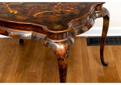 Maitland-Smith Hand Painted Chinoiserie Tea Table