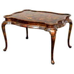 Maitland-Smith Hand Painted Chinoiserie Tea Table
