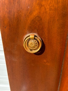 Maitland Smith handcrafted classical column cabinet