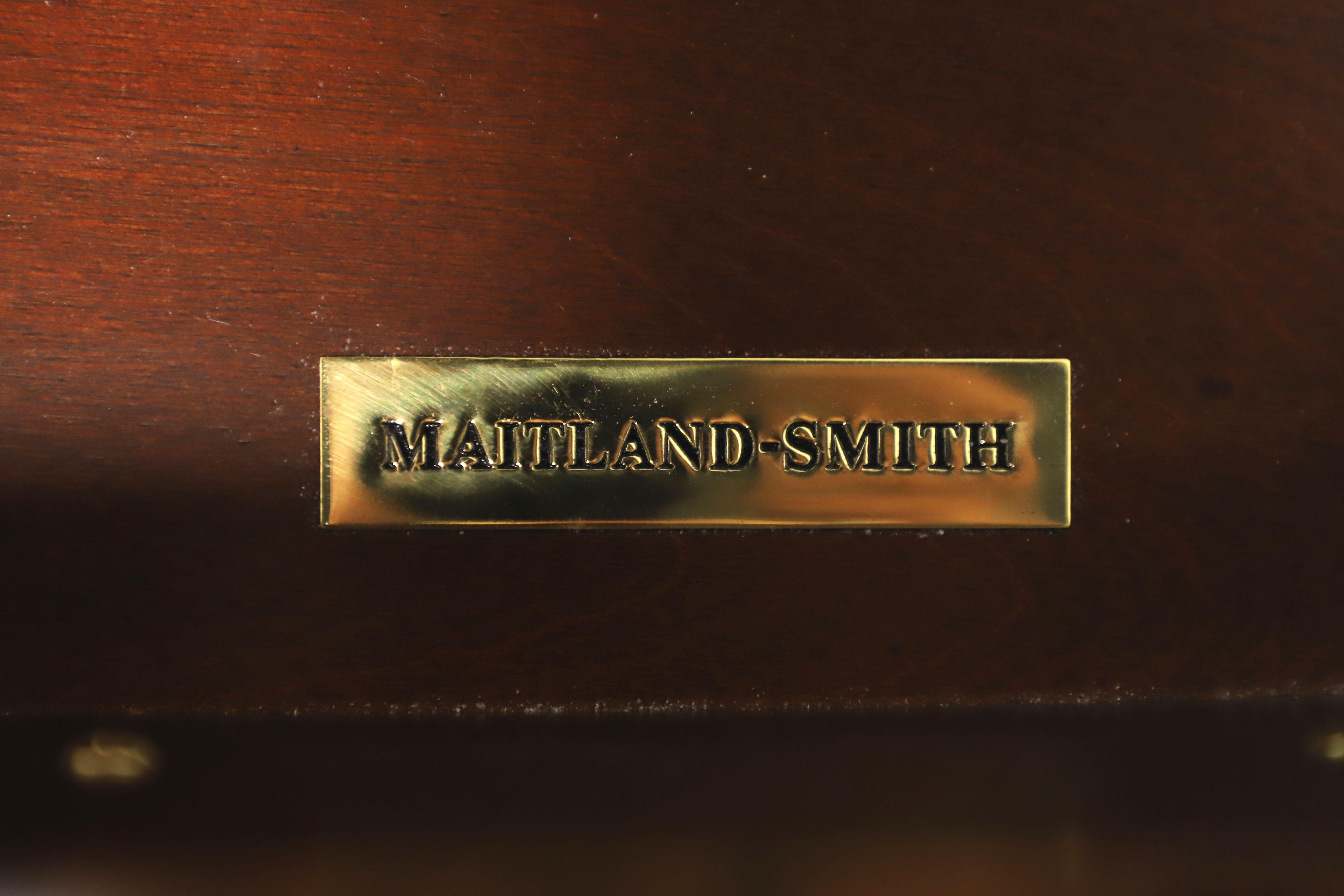 MAITLAND SMITH Inlaid Walnut French Regency Occasional Chest with Ormolu Mounts For Sale 7