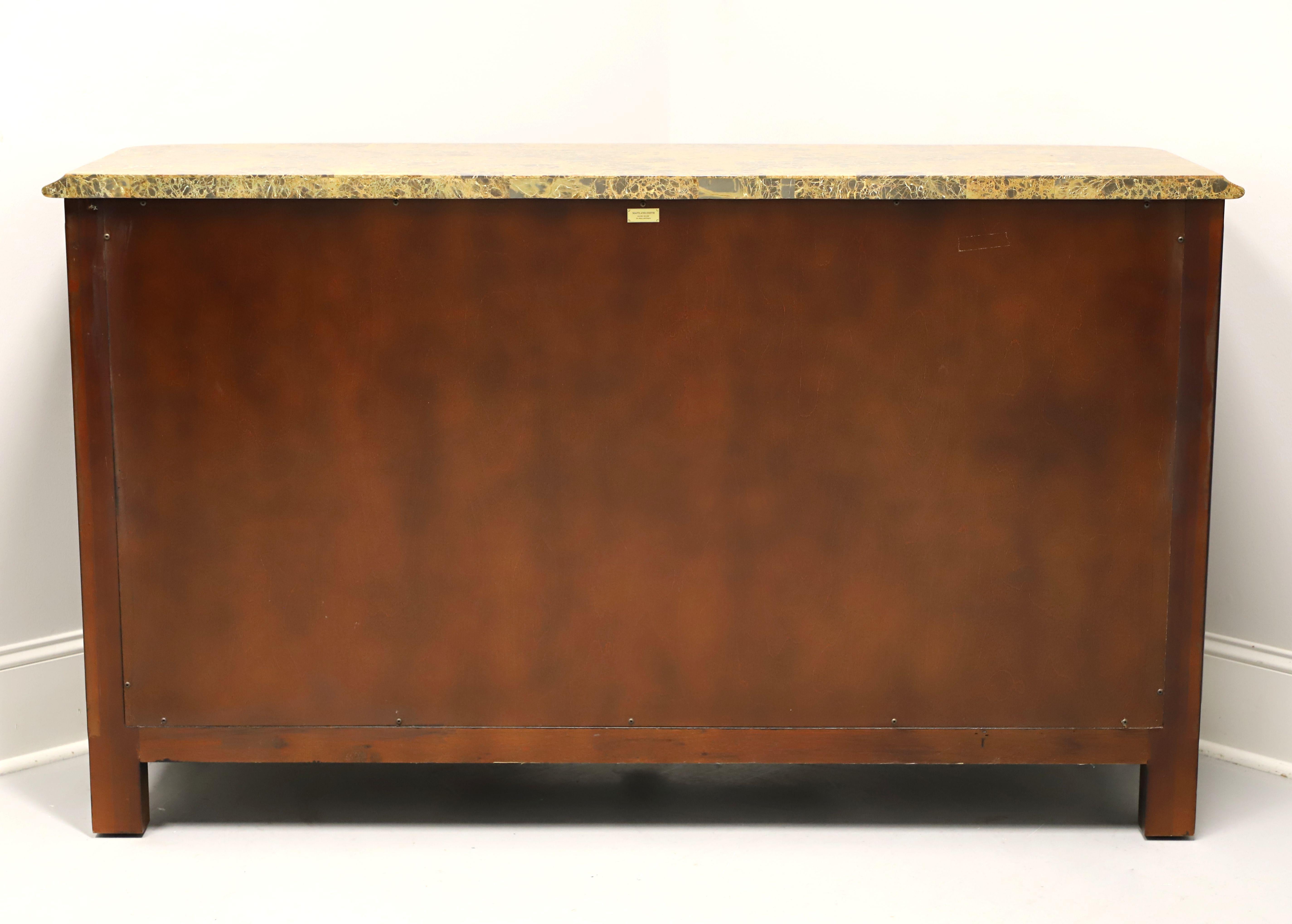 20th Century MAITLAND SMITH Inlaid Walnut French Regency Occasional Chest with Ormolu Mounts For Sale