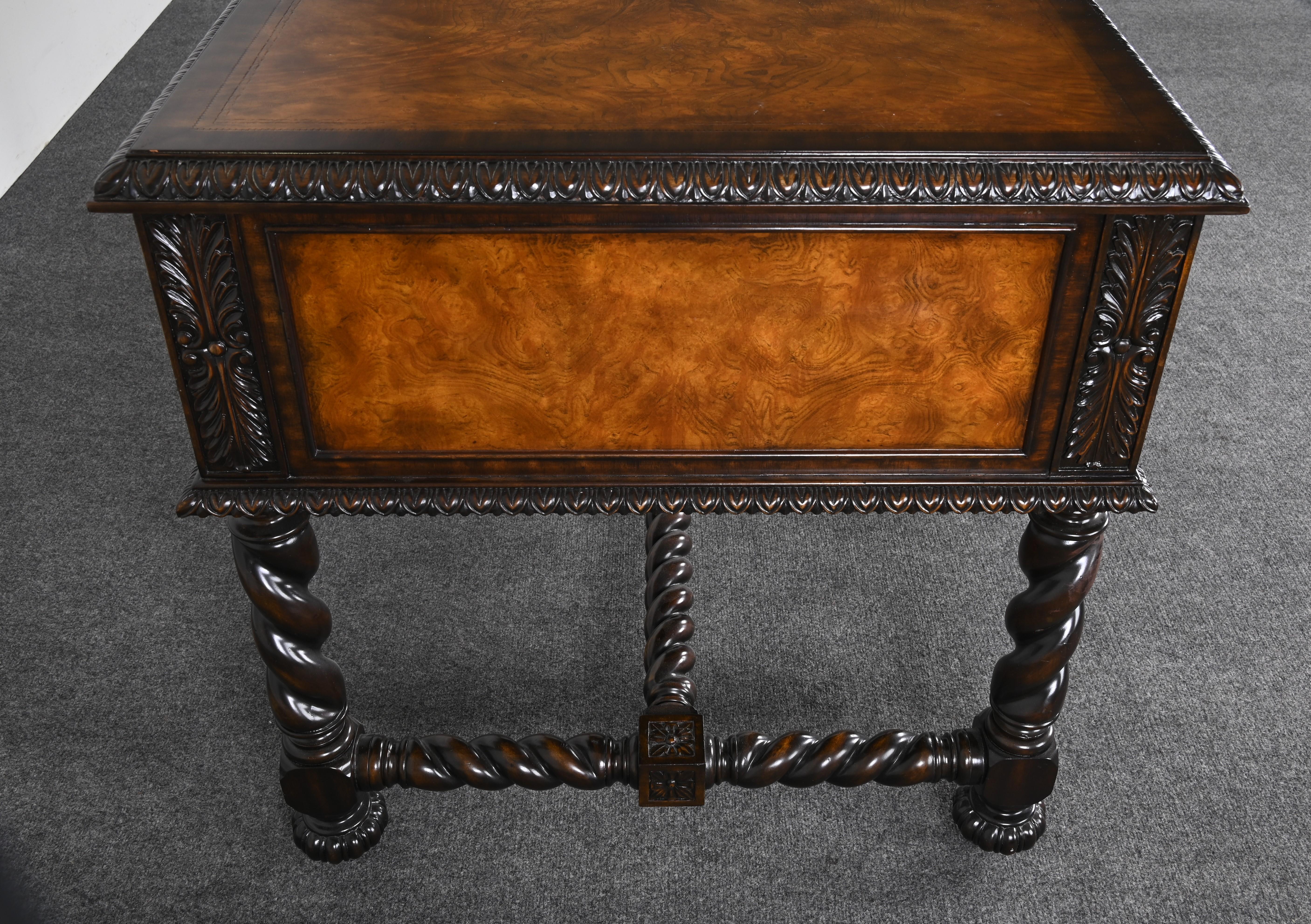 Maitland Smith Jacobean Style Desk Signed 6