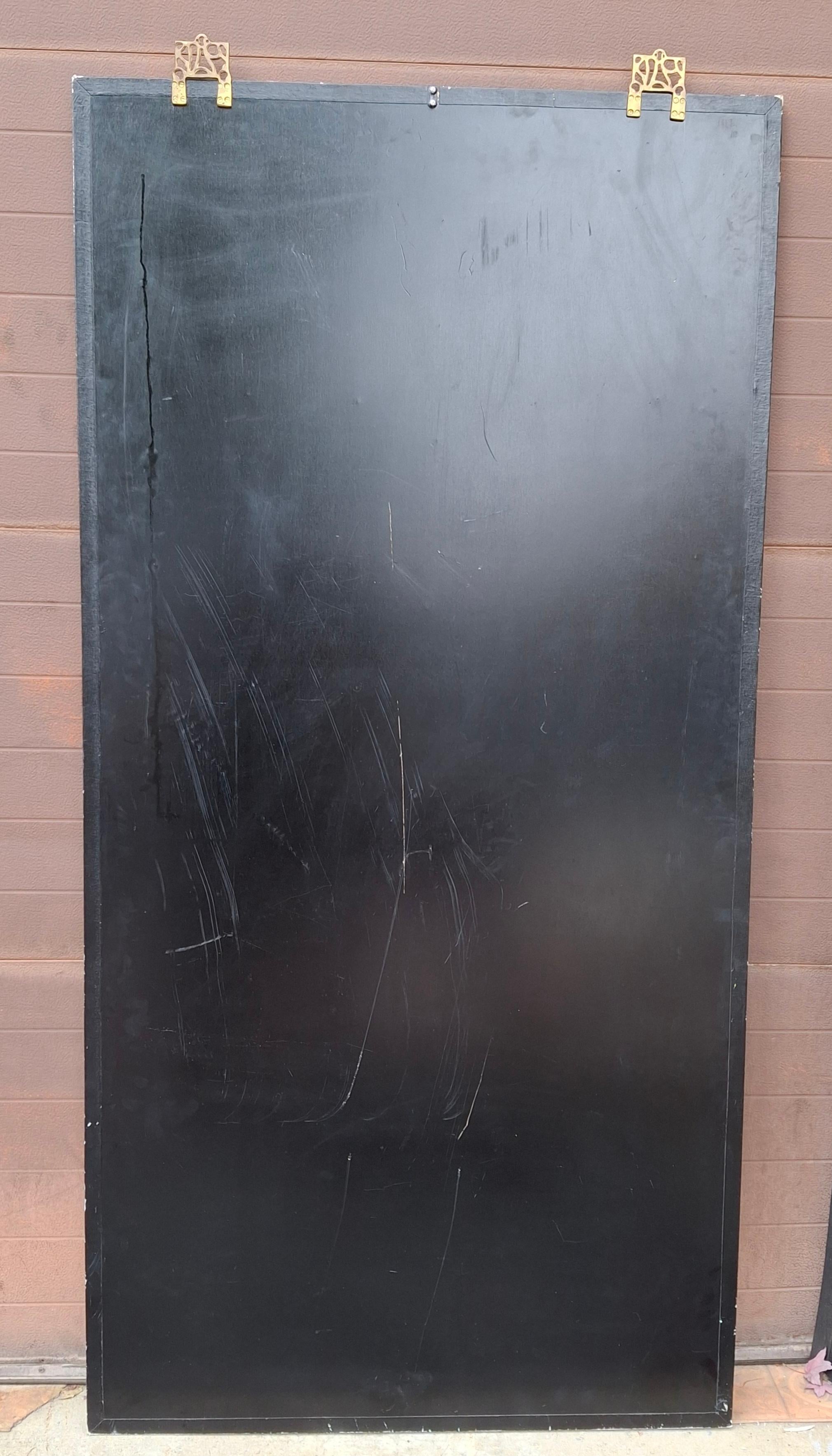 Maitland Smith Large Oil Hand Painted Canvas on Wood Panel im Angebot 3