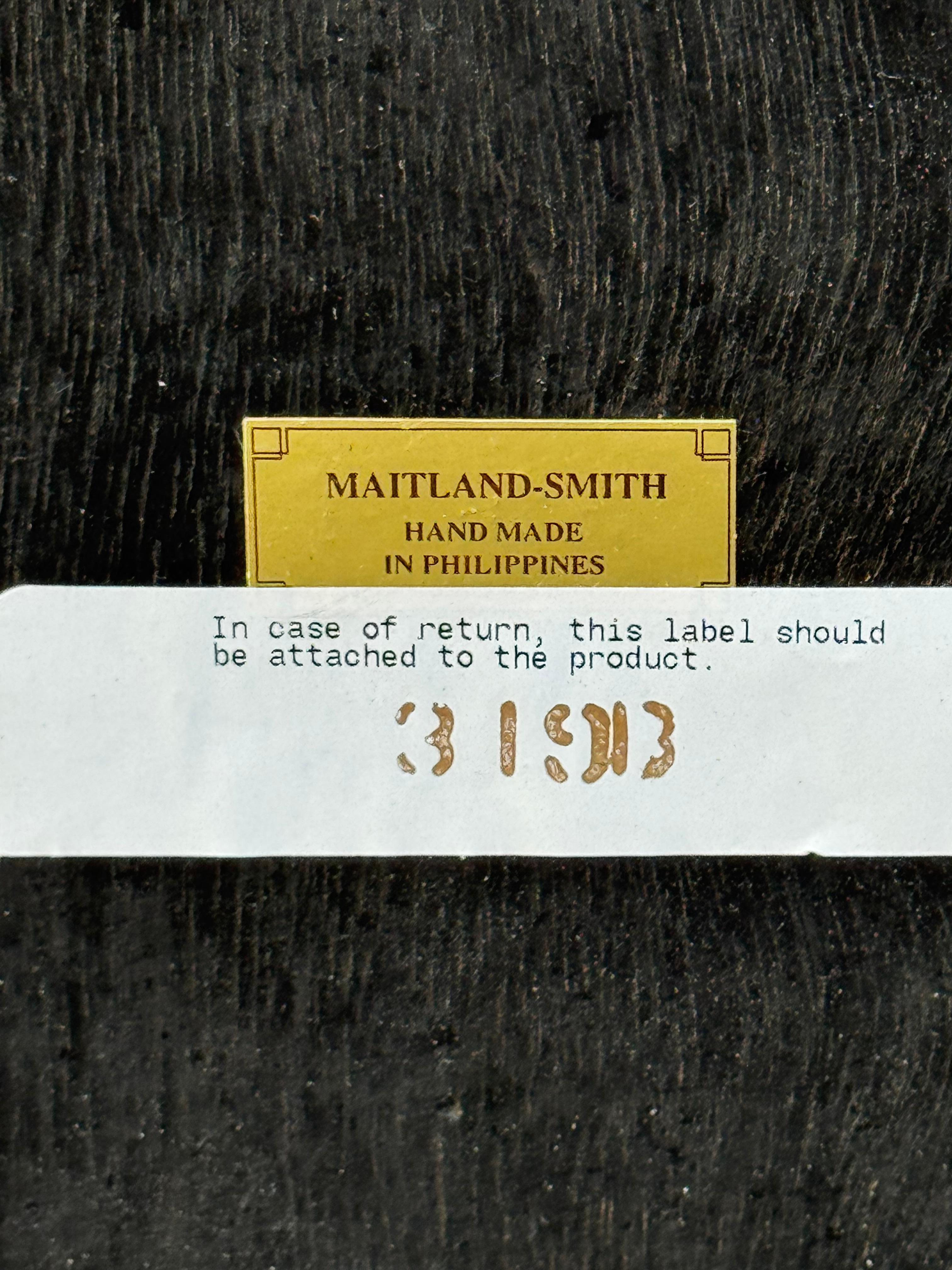 Maitland-Smith Large Square Coffee Table with Patinated Copper Patchwork Tiles For Sale 7