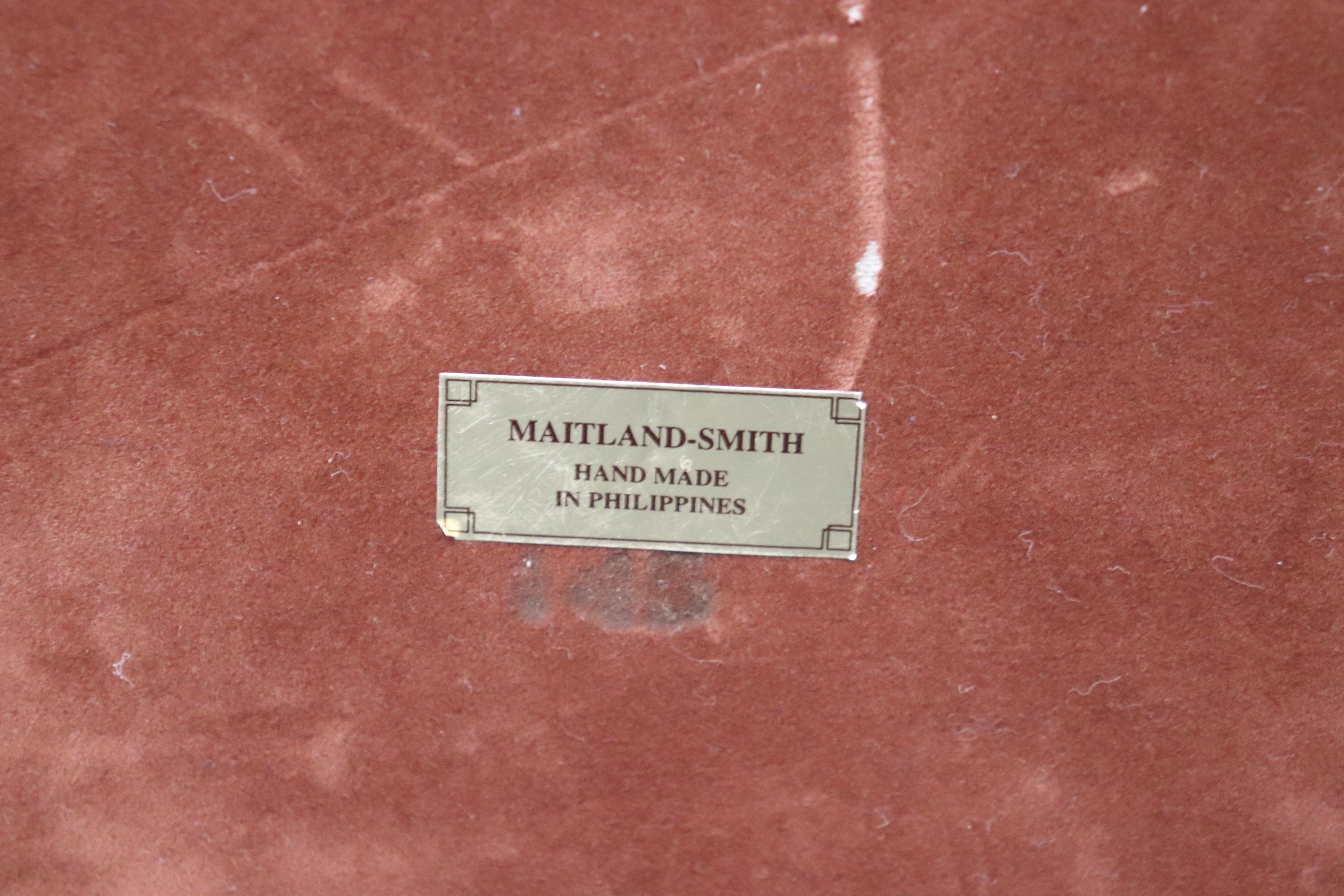Maitland Smith Leather Bound Books Decorative Box 4